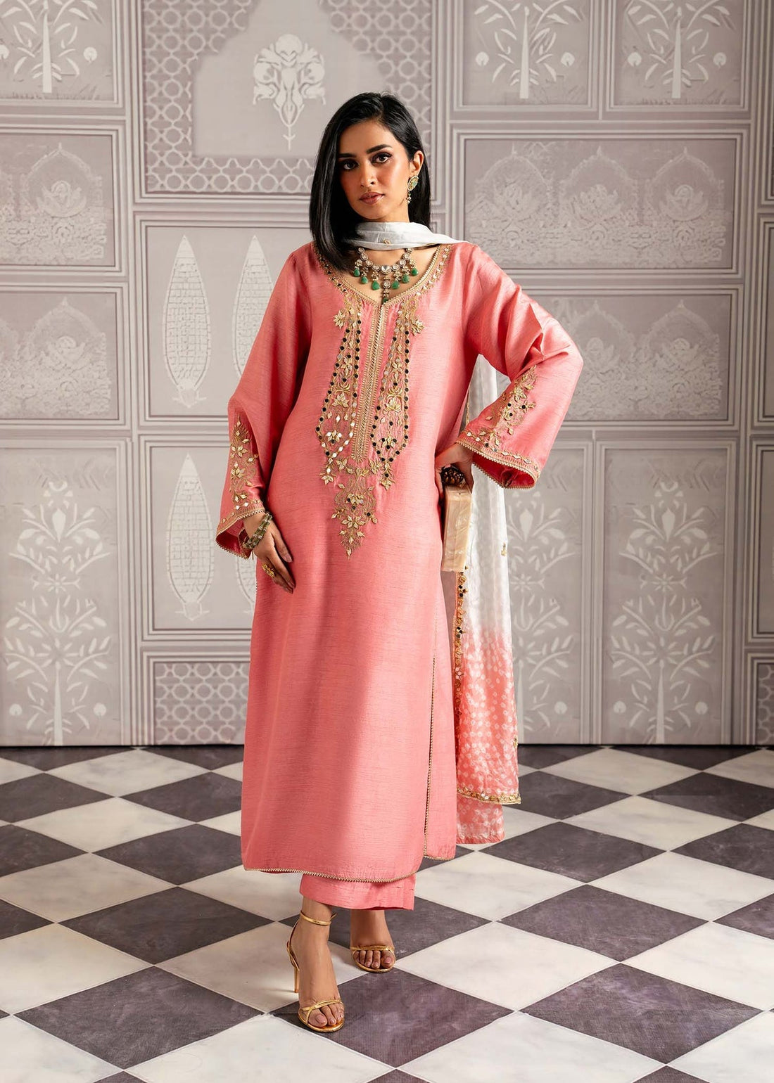 Mahgul | Echoes of Elara | Raha by Mahgul - Designer Dress - Type: Ladies Clothes - Available at Libayah - 100% Original