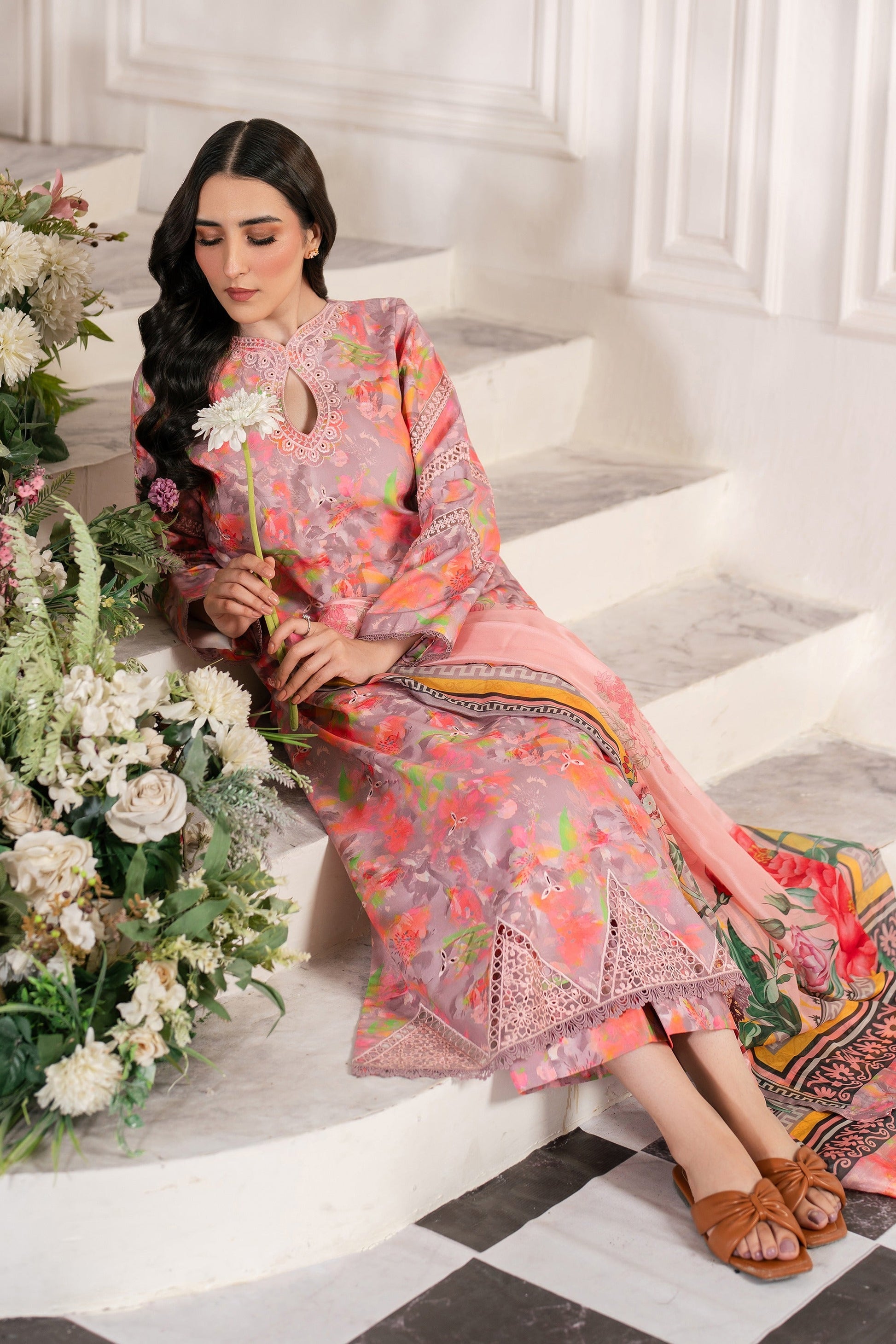Hana | Floral Symphony | Whirl by Hana - Designer Dress - Type: Ladies Clothes - Available at Libayah - 100% Original