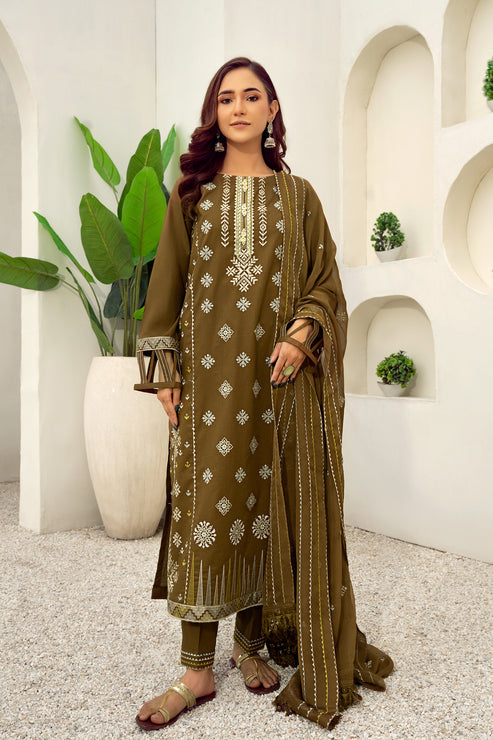 Kross Kulture | Parishay Luxury Collection | Garnet UN-00707 by Kross Kulture - Designer Dress - Type: Ladies Clothes - Available at Libayah - 100% Original