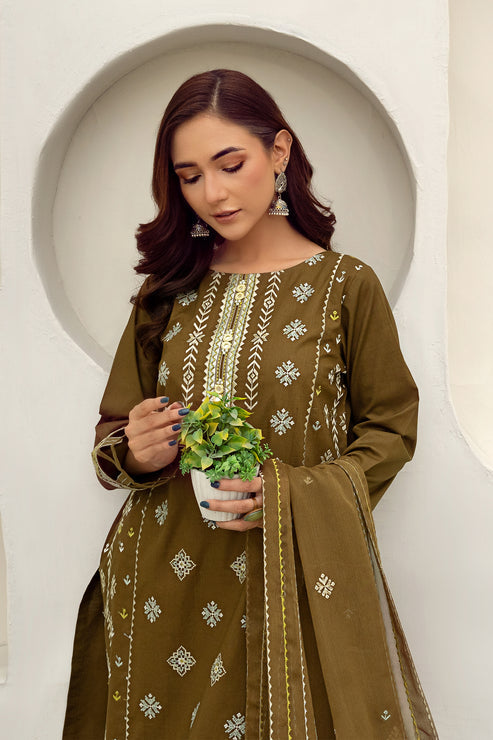 Kross Kulture | Parishay Luxury Collection | Garnet UN-00707 by Kross Kulture - Designer Dress - Type: Ladies Clothes - Available at Libayah - 100% Original
