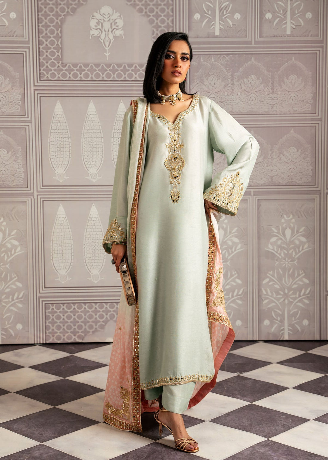 Mahgul | Echoes of Elara | Adeela by Mahgul - Designer Dress - Type: Ladies Clothes - Available at Libayah - 100% Original