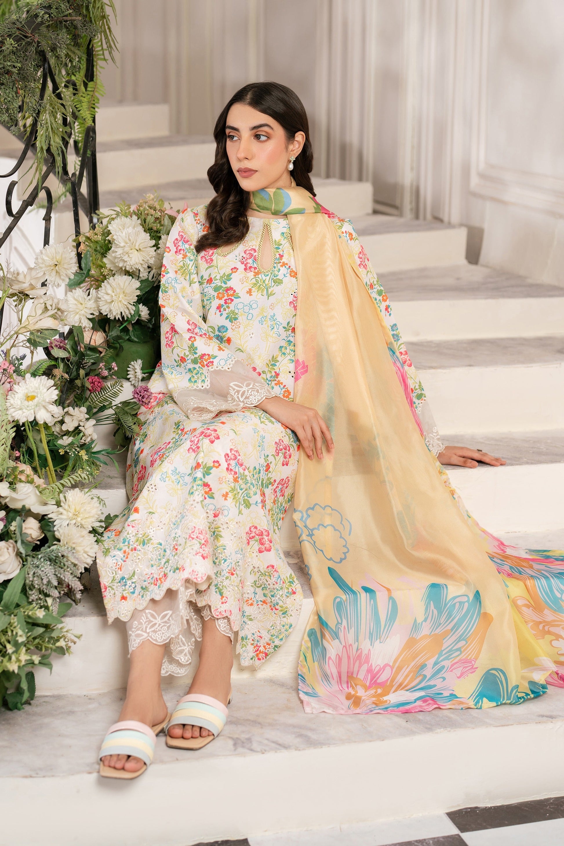 Hana | Floral Symphony | Razzle by Hana - Designer Dress - Type: Ladies Clothes - Available at Libayah - 100% Original