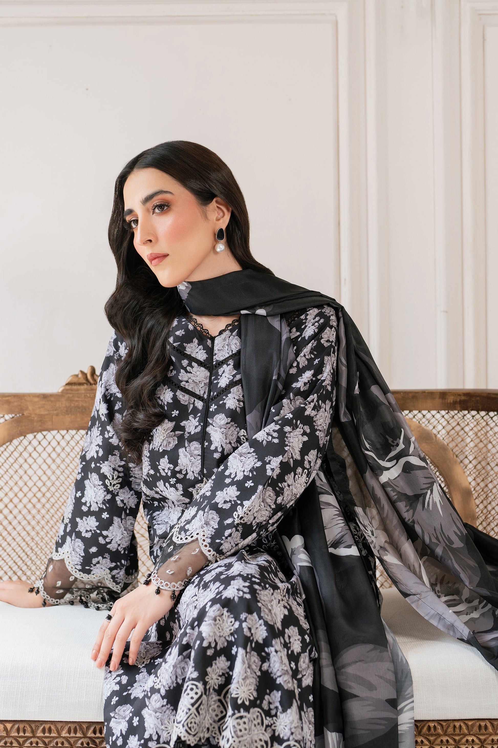 Hana | Floral Symphony | Vortex by Hana - Designer Dress - Type: Ladies Clothes - Available at Libayah - 100% Original