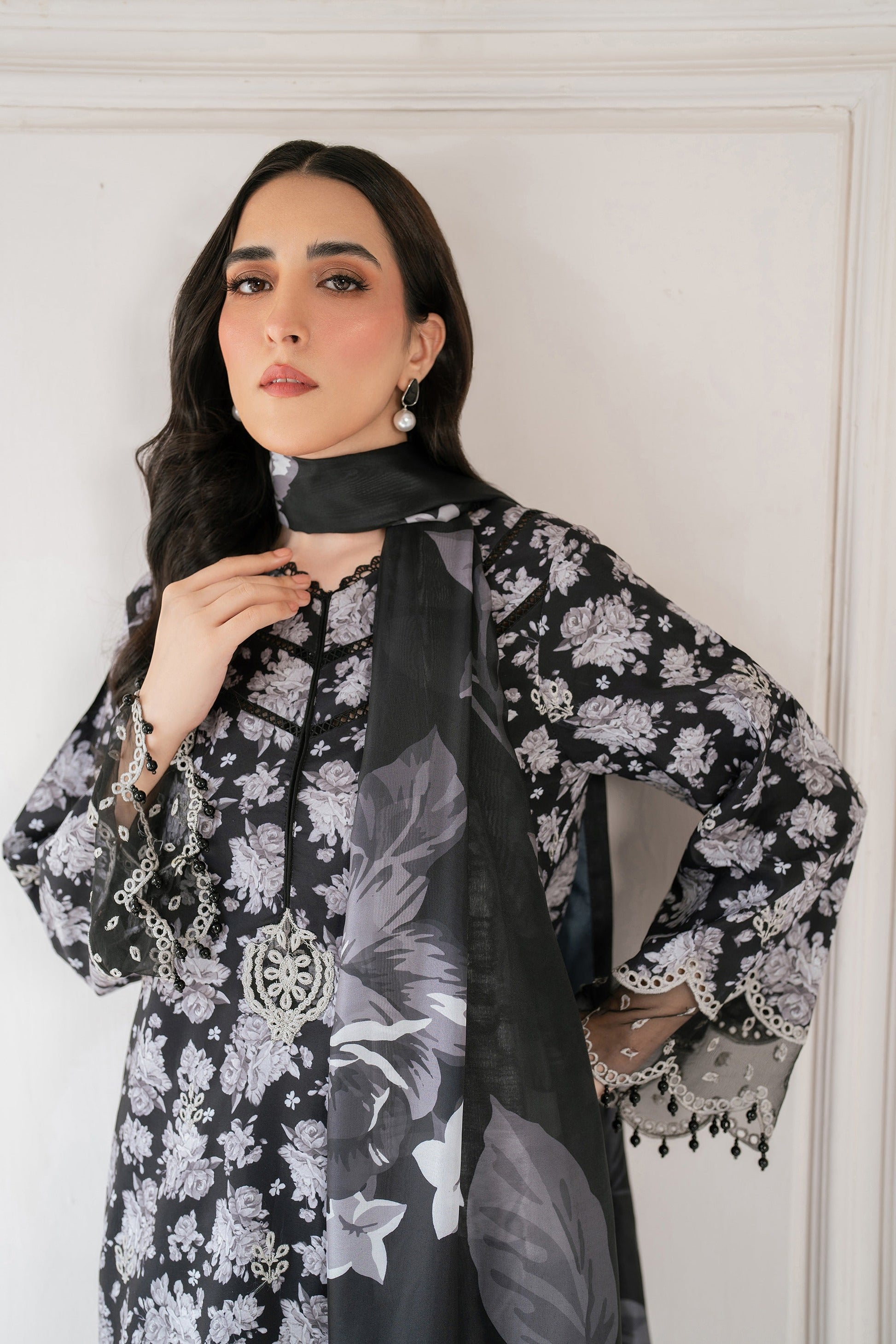 Hana | Floral Symphony | Vortex by Hana - Designer Dress - Type: Ladies Clothes - Available at Libayah - 100% Original