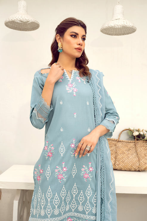 Kross Kulture | Parishay Luxury Collection | Sapphire UN-00700 by Kross Kulture - Designer Dress - Type: Ladies Clothes - Available at Libayah - 100% Original