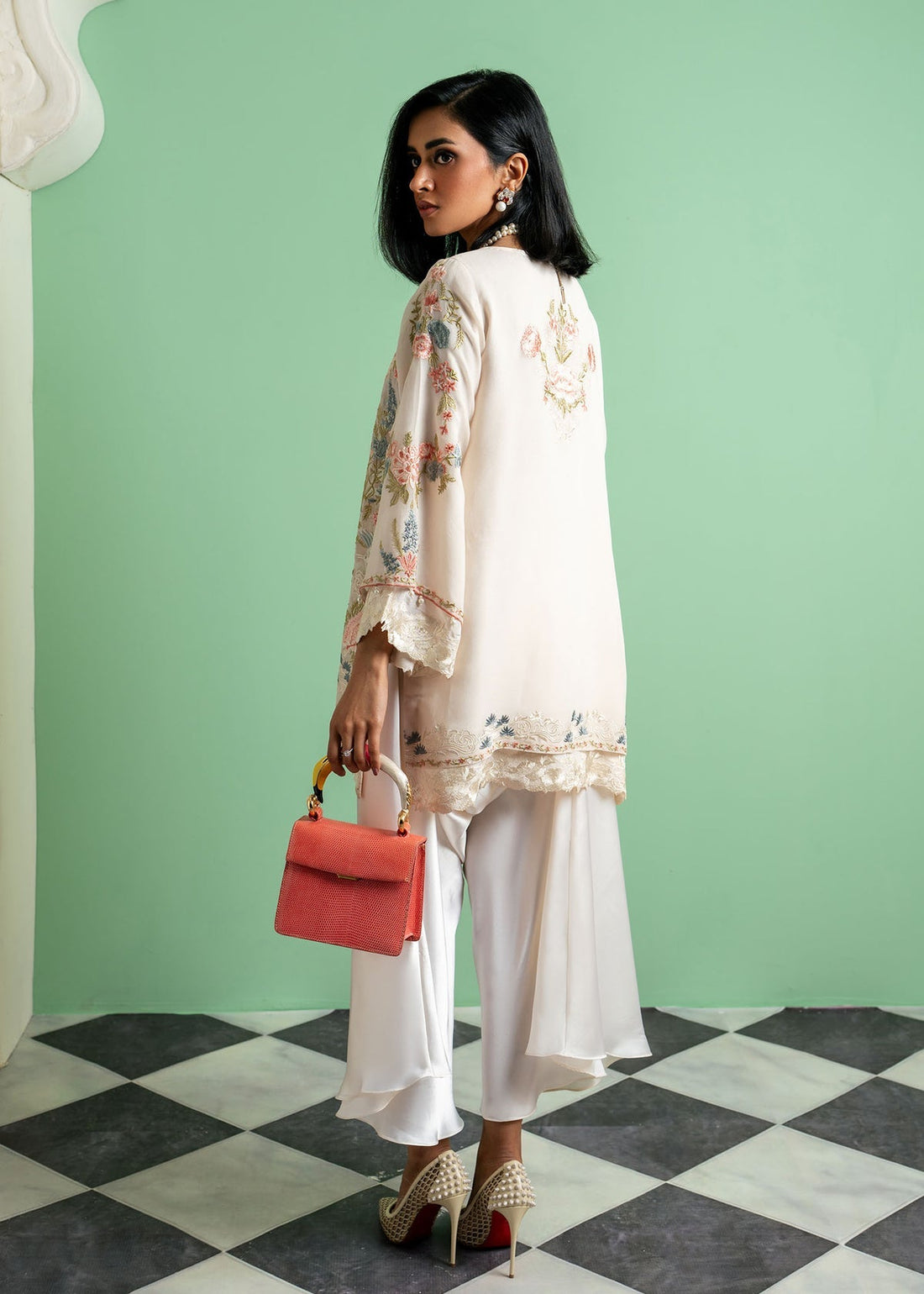 Mahgul | Echoes of Elara | Soft Dust by Mahgul - Designer Dress - Type: Ladies Clothes - Available at Libayah - 100% Original