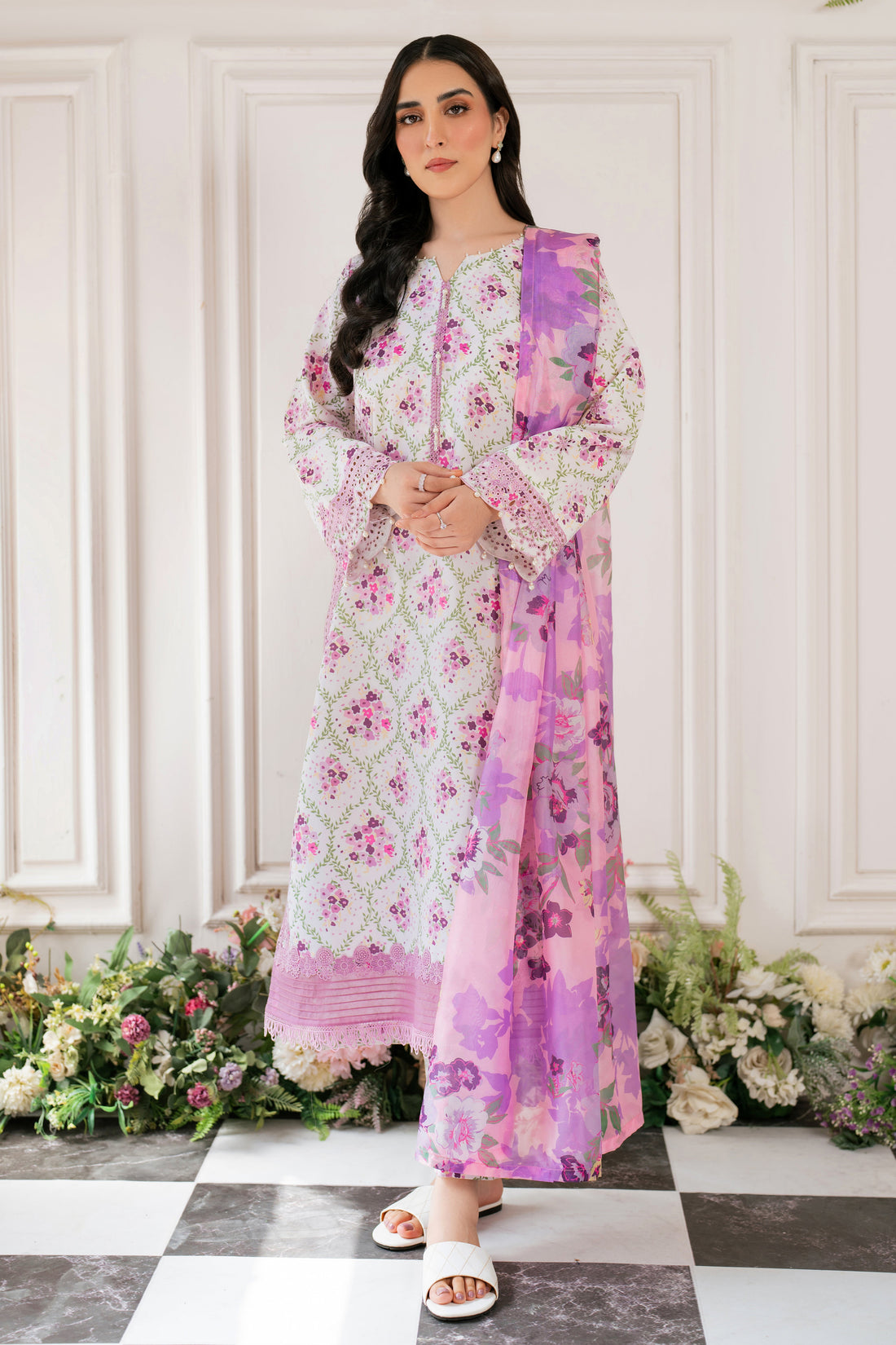 Hana | Floral Symphony | Violetbloom by Hana - Designer Dress - Type: Ladies Clothes - Available at Libayah - 100% Original