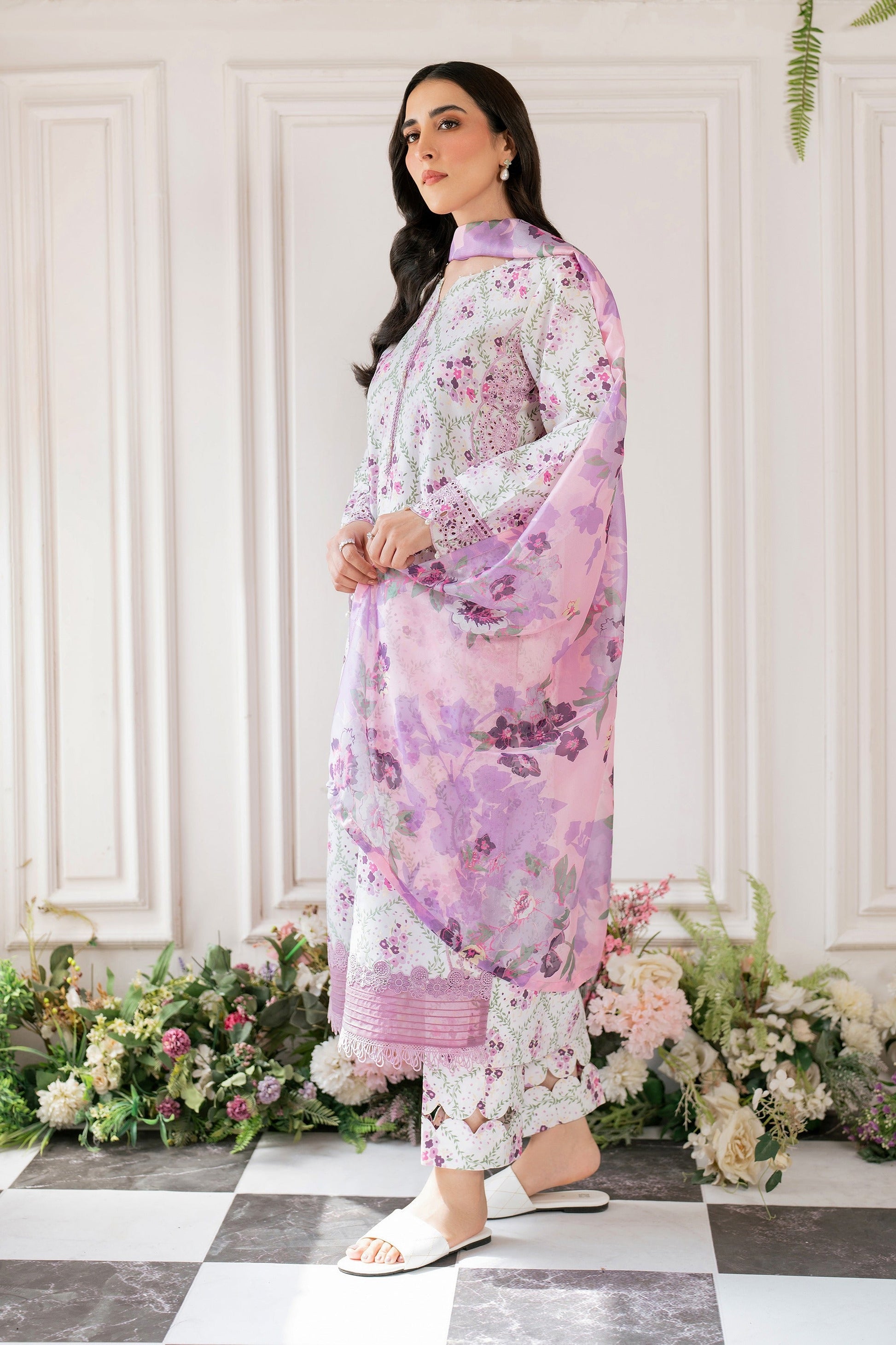 Hana | Floral Symphony | Violetbloom by Hana - Designer Dress - Type: Ladies Clothes - Available at Libayah - 100% Original