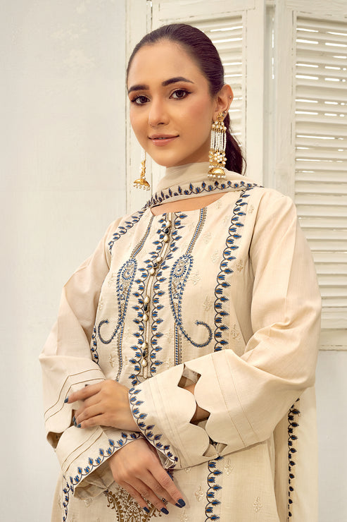 Kross Kulture | Parishay Luxury Collection | Jasmine UN-00706 by Kross Kulture - Designer Dress - Type: Ladies Clothes - Available at Libayah - 100% Original