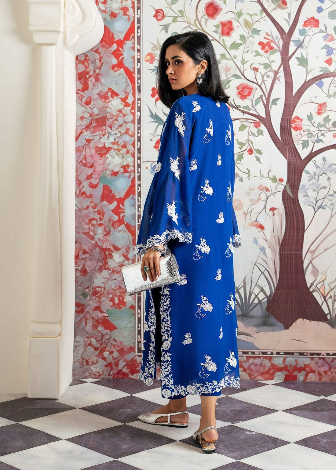 Mahgul | Echoes of Elara | Azure Jewel by Mahgul - Designer Dress - Type: Ladies Clothes - Available at Libayah - 100% Original