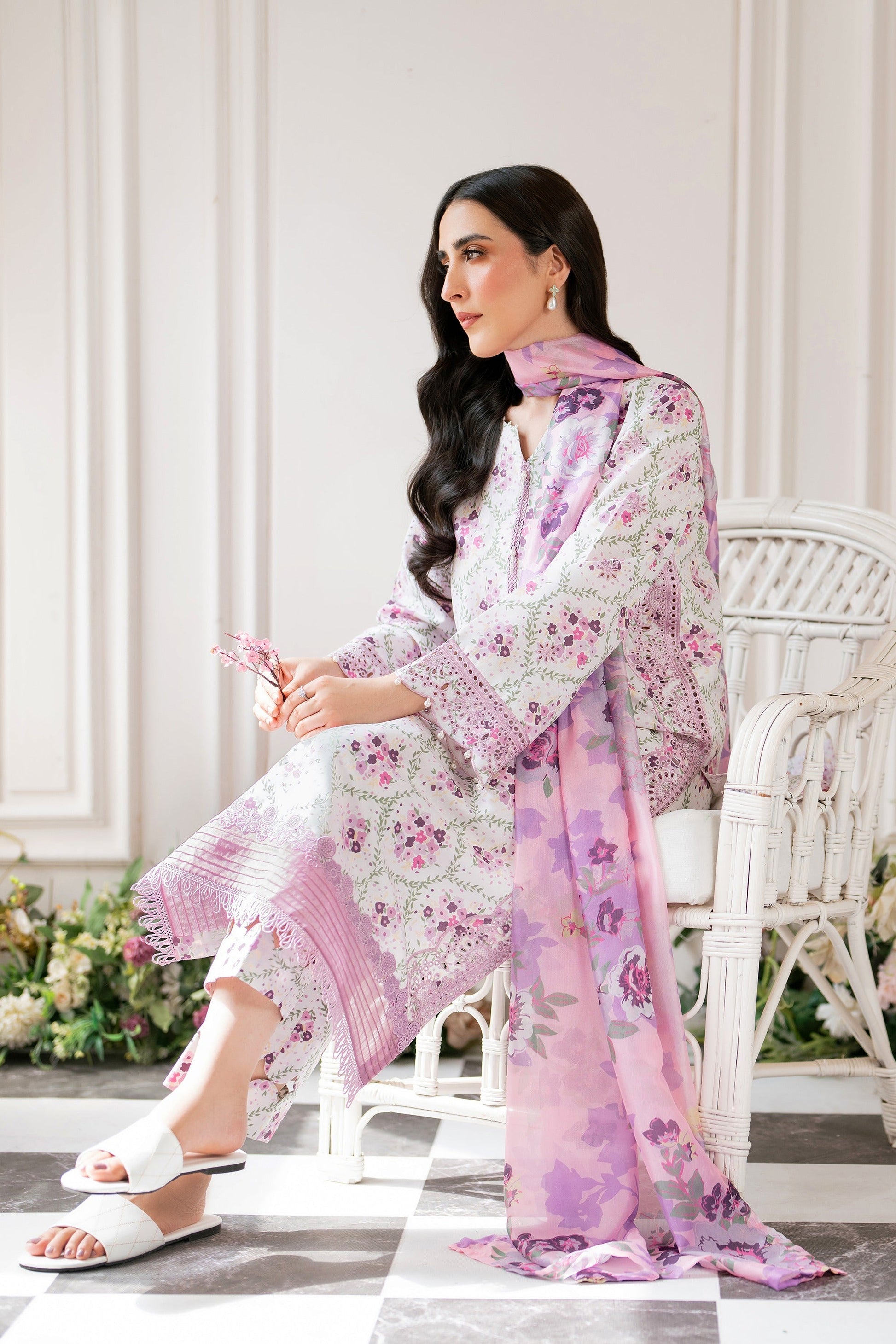 Hana | Floral Symphony | Violetbloom by Hana - Designer Dress - Type: Ladies Clothes - Available at Libayah - 100% Original