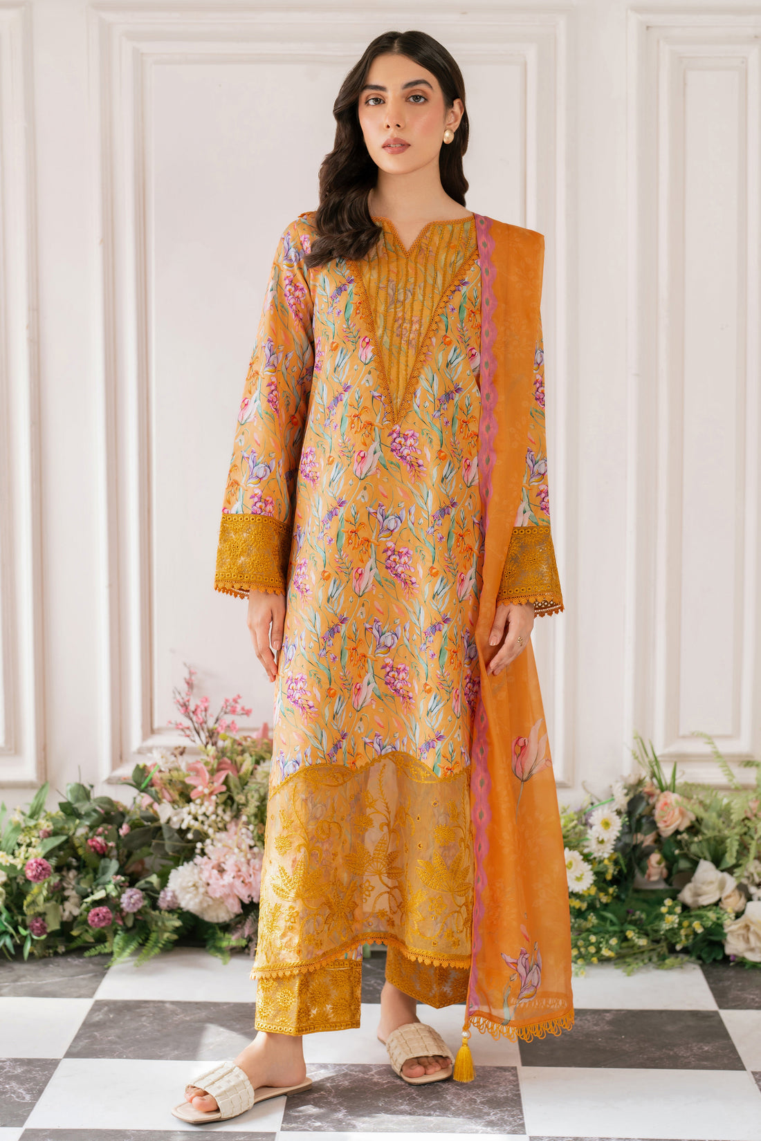 Hana | Floral Symphony | Blaze by Hana - Designer Dress - Type: Ladies Clothes - Available at Libayah - 100% Original