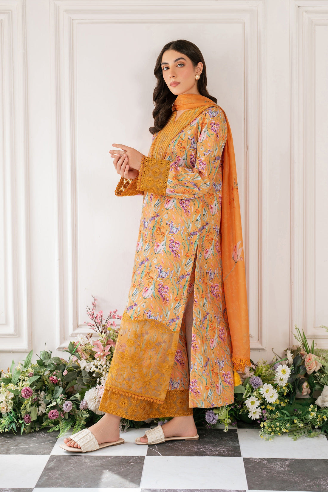 Hana | Floral Symphony | Blaze by Hana - Designer Dress - Type: Ladies Clothes - Available at Libayah - 100% Original