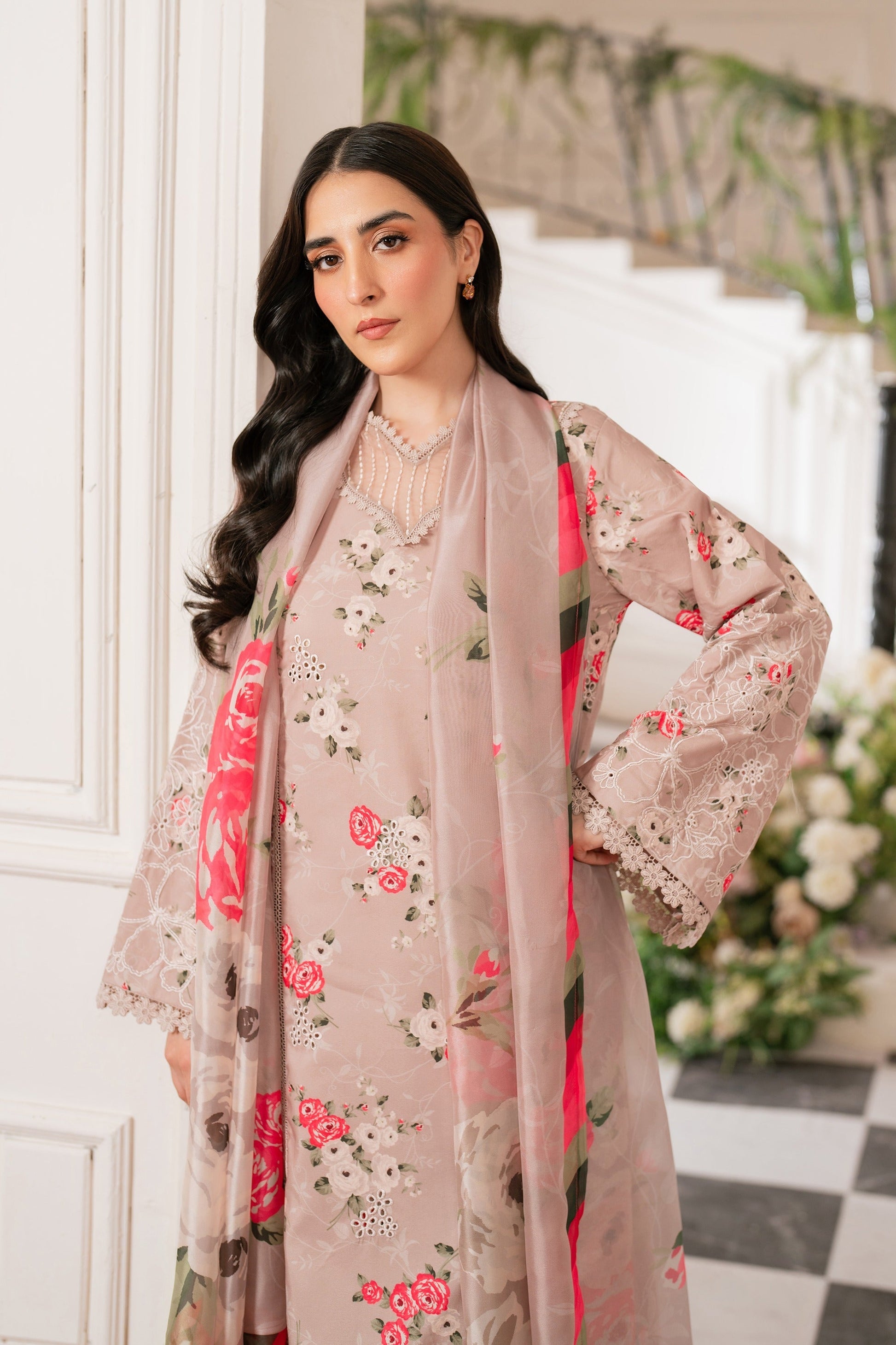 Hana | Floral Symphony | Rustique by Hana - Designer Dress - Type: Ladies Clothes - Available at Libayah - 100% Original