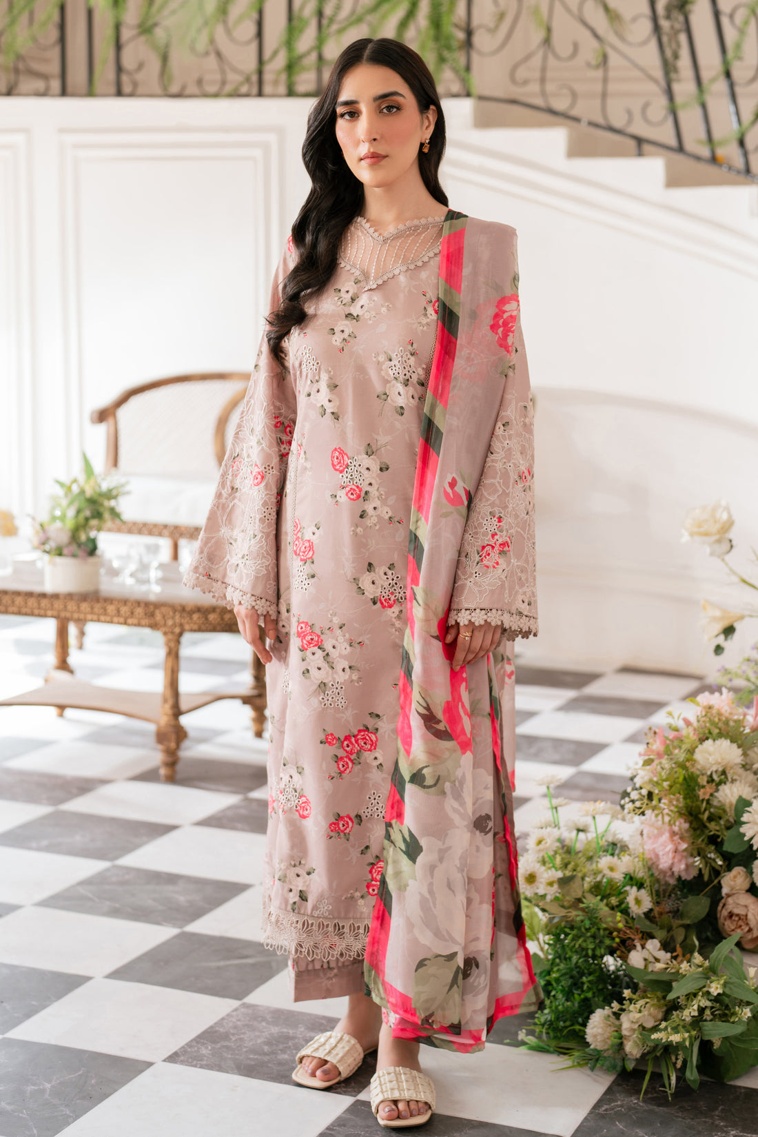 Hana | Floral Symphony | Rustique by Hana - Designer Dress - Type: Ladies Clothes - Available at Libayah - 100% Original