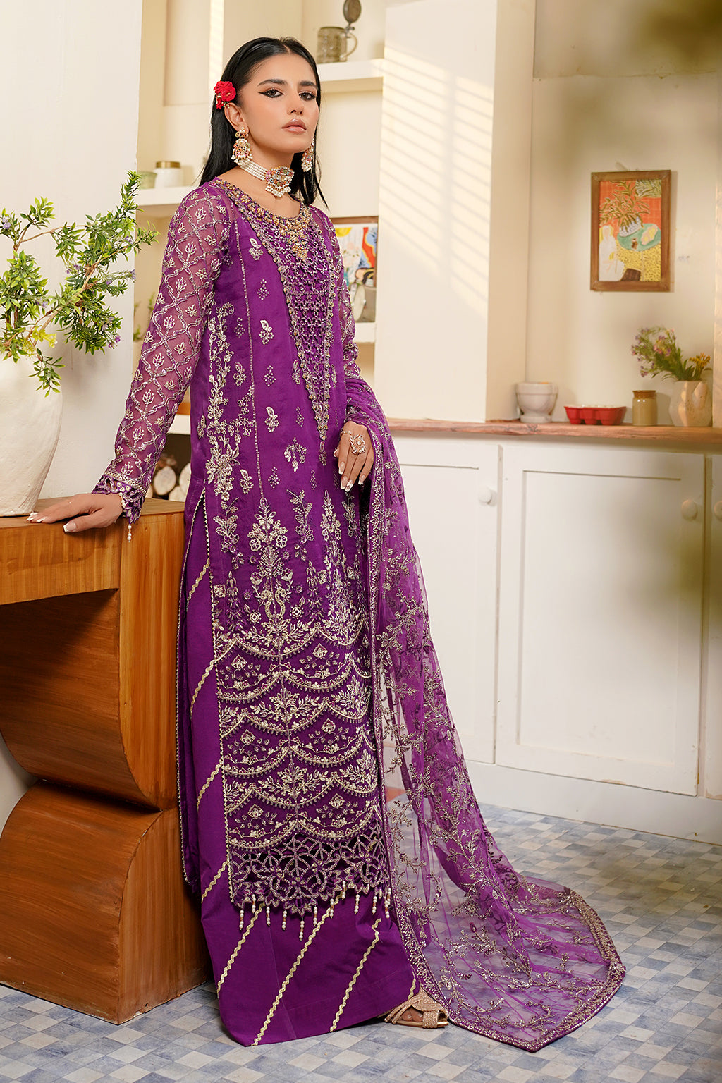 Maryams | Hayat Wedding Formal | EVELEEN by Maryams - Designer Dress - Type: Formal - Available at Libayah - 100% Original