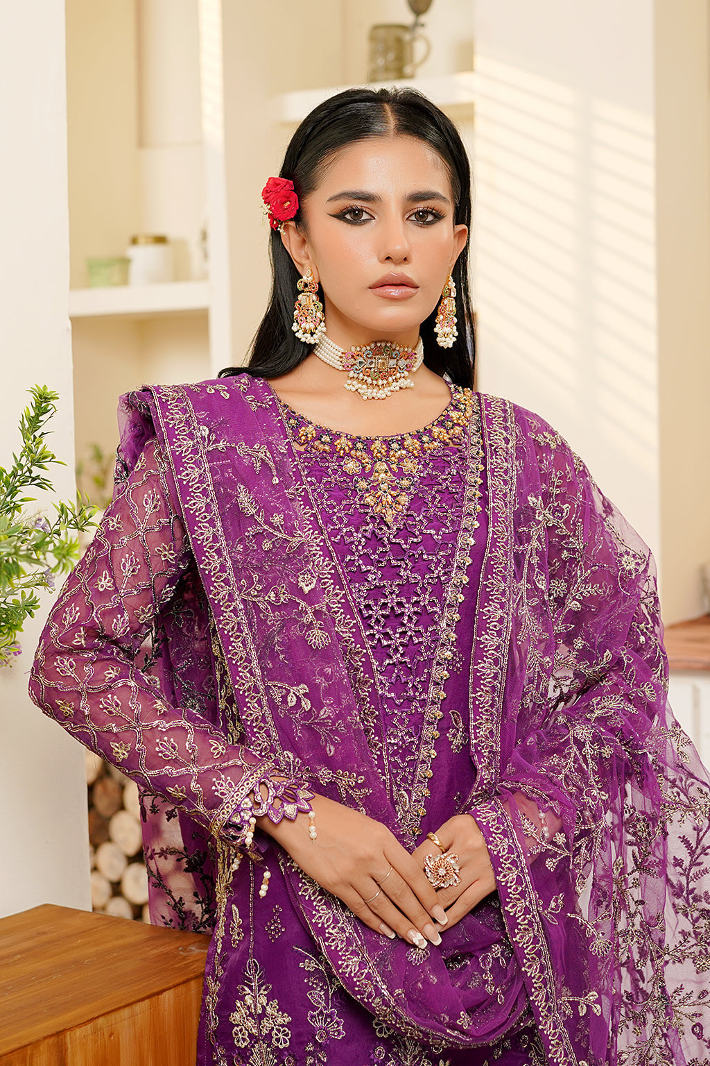 Maryams | Hayat Wedding Formal | EVELEEN by Maryams - Designer Dress - Type: Formal - Available at Libayah - 100% Original