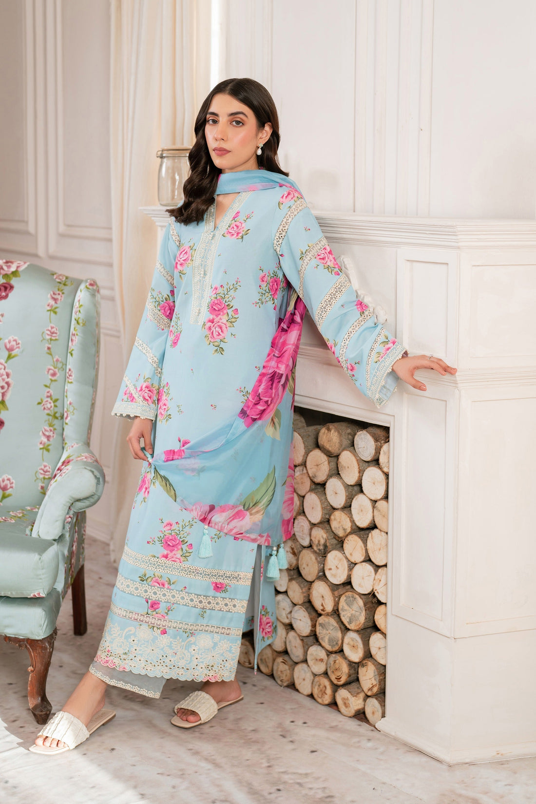 Hana | Floral Symphony | Icebloom by Hana - Designer Dress - Type: Ladies Clothes - Available at Libayah - 100% Original
