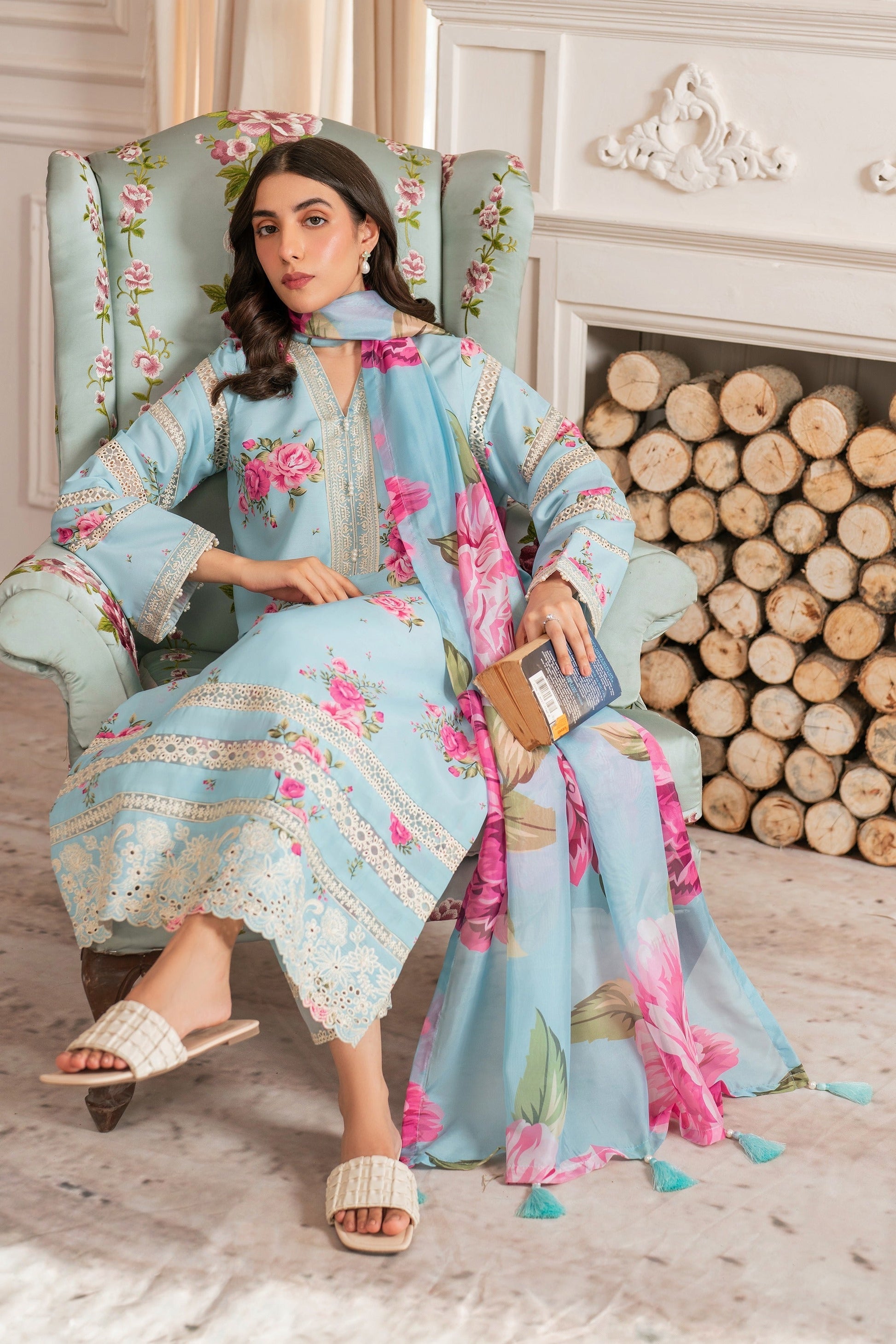 Hana | Floral Symphony | Icebloom by Hana - Designer Dress - Type: Ladies Clothes - Available at Libayah - 100% Original