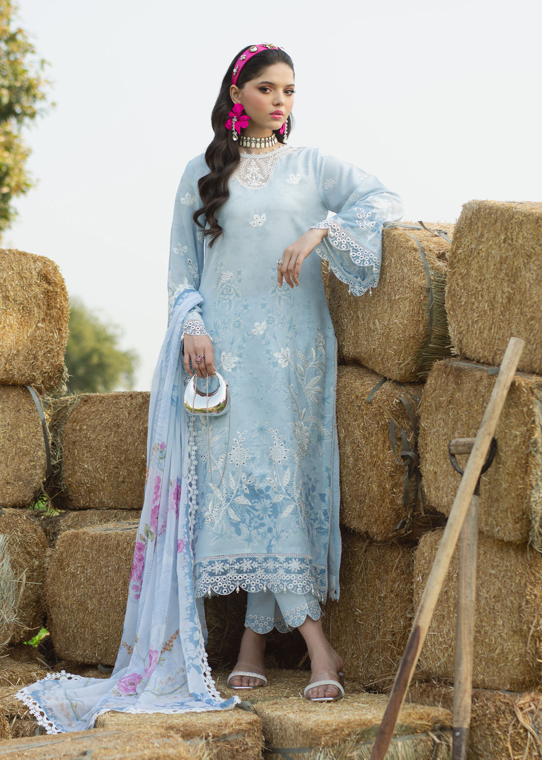 Sardinia | Printkari Lawn Edit 25 | Iris by Sardinia - Designer Dress - Type: Ladies Clothes - Available at Libayah - 100% Original