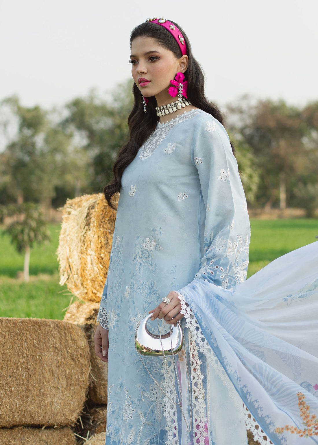 Sardinia | Printkari Lawn Edit 25 | Iris by Sardinia - Designer Dress - Type: Ladies Clothes - Available at Libayah - 100% Original