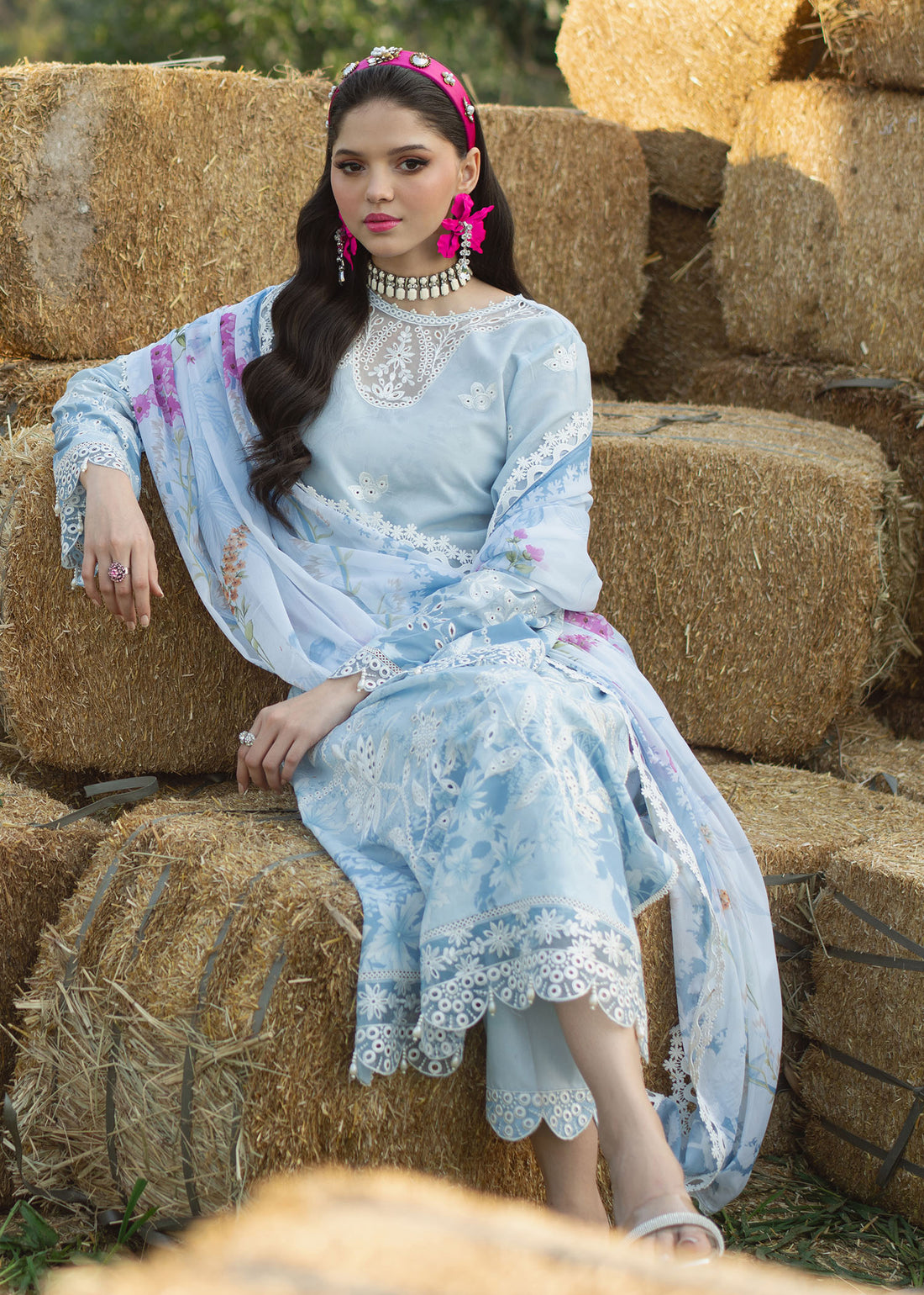 Sardinia | Printkari Lawn Edit 25 | Iris by Sardinia - Designer Dress - Type: Ladies Clothes - Available at Libayah - 100% Original