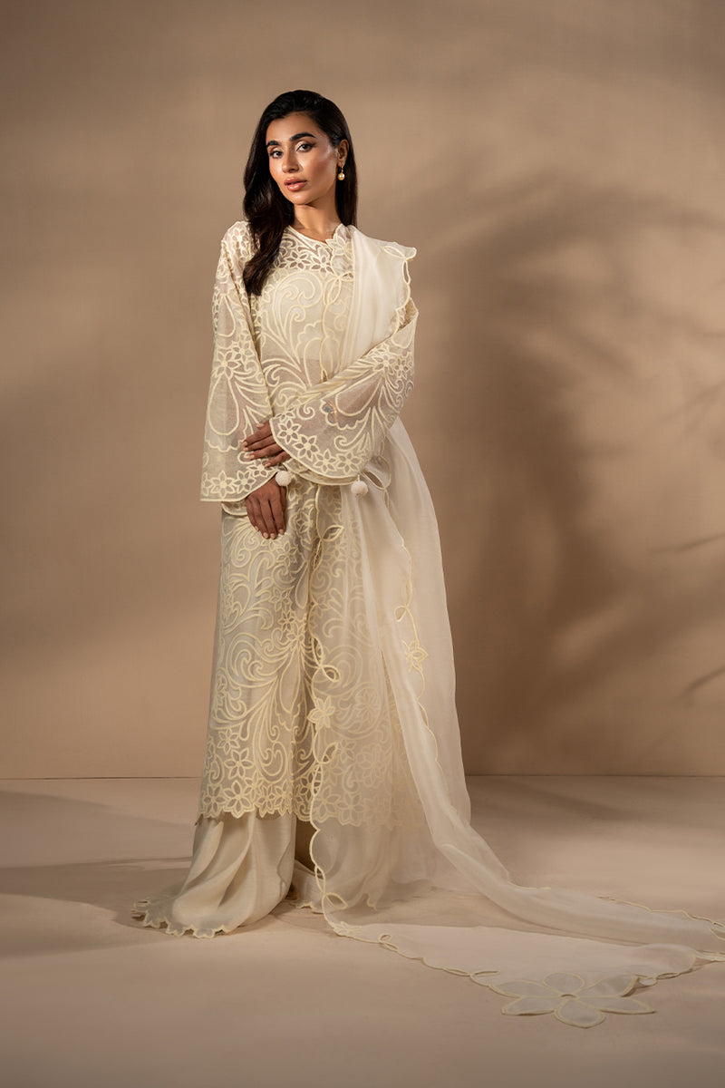 Sania Maskatiya | Mirra Luxury Pret 25 | Mirele by Sania Maskatiya - Designer Dress  - Type : Ladies Clothes - Available at Libayah - 100% Original 