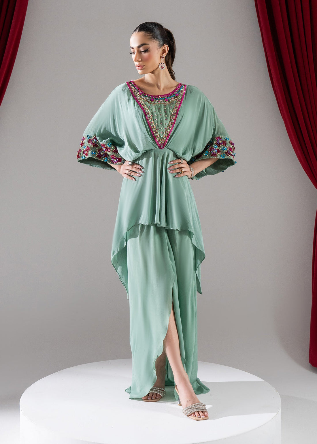Maria Osama Khan | Celeste 24 Formals | Astra by Maria Osama Khan - Designer Dress - Type: Ladies Clothes - Available at Libayah - 100% Original