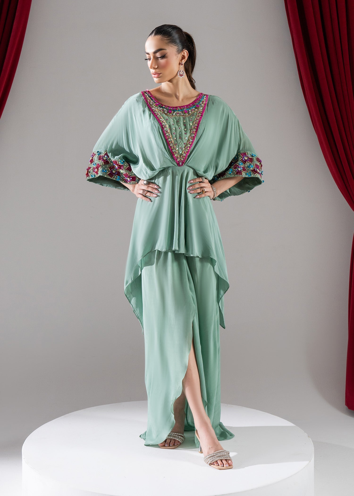 Maria Osama Khan | Celeste 24 Formals | Astra by Maria Osama Khan - Designer Dress - Type: Ladies Clothes - Available at Libayah - 100% Original