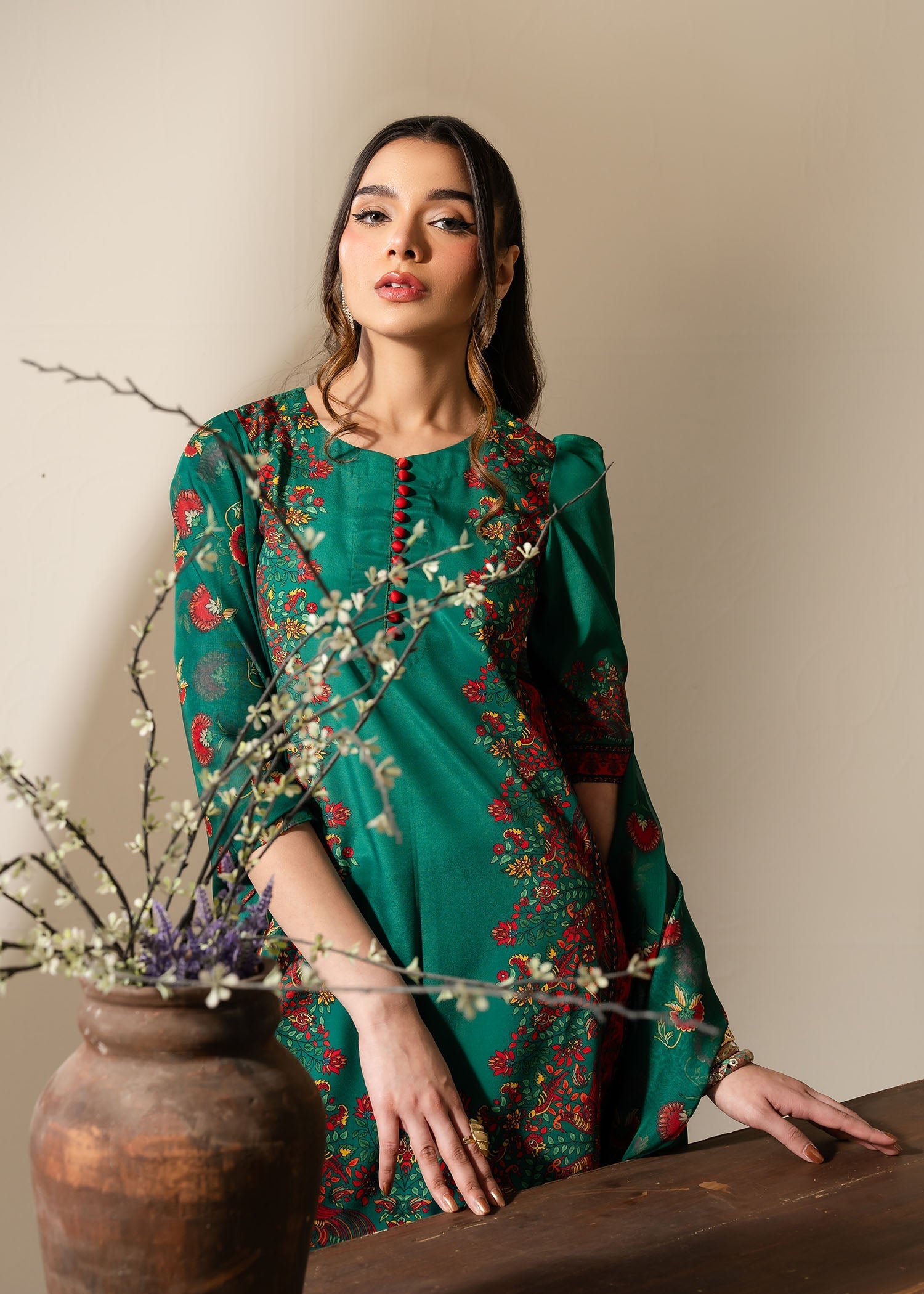 Maria Osama Khan | Retro Vol 3 | Vivian by Maria Osama Khan - Designer Dress - Type: Ladies Clothes - Available at Libayah - 100% Original