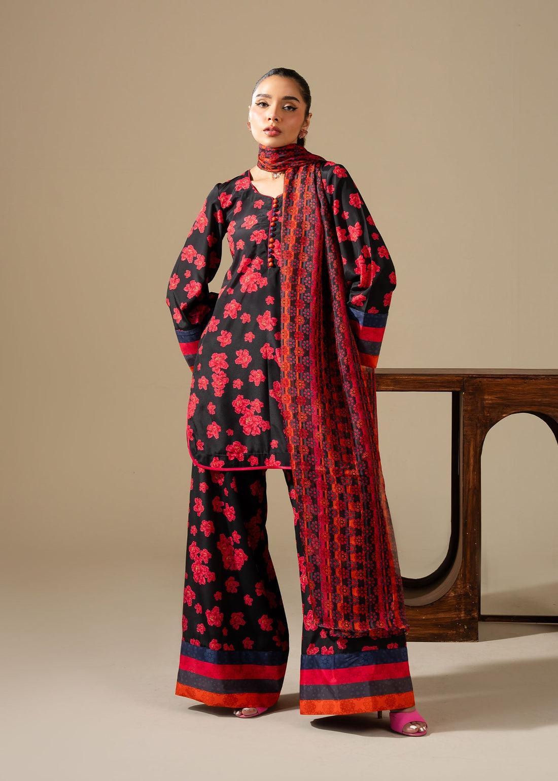 Maria Osama Khan | Retro Vol 3 | Boho by Maria Osama Khan - Designer Dress - Type: Ladies Clothes - Available at Libayah - 100% Original