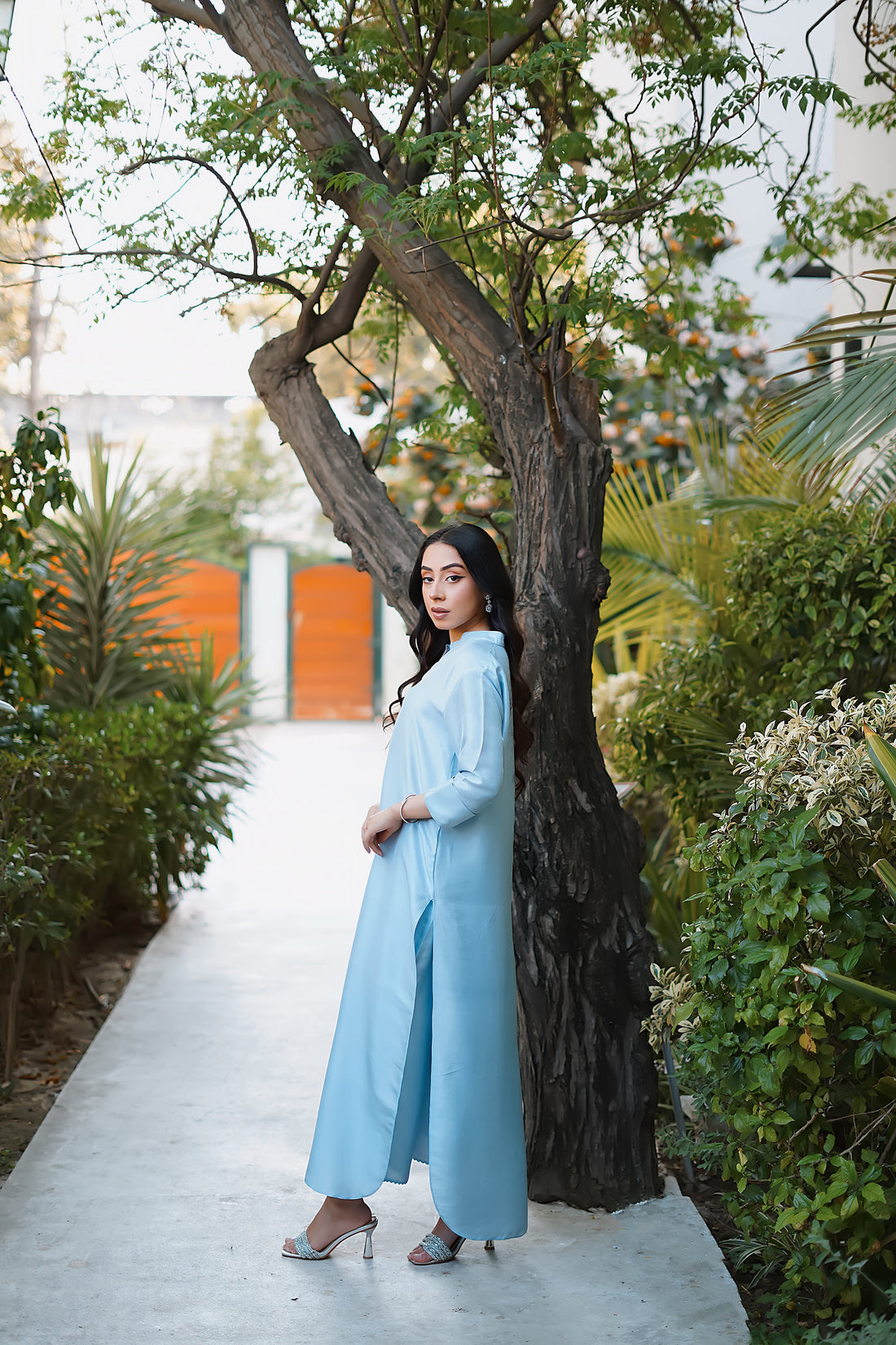 Erum Khan | Nue 25 | Serene Sky by Erum Khan - Designer Dress - Type: Ladies Clothes - Available at Libayah - 100% Original