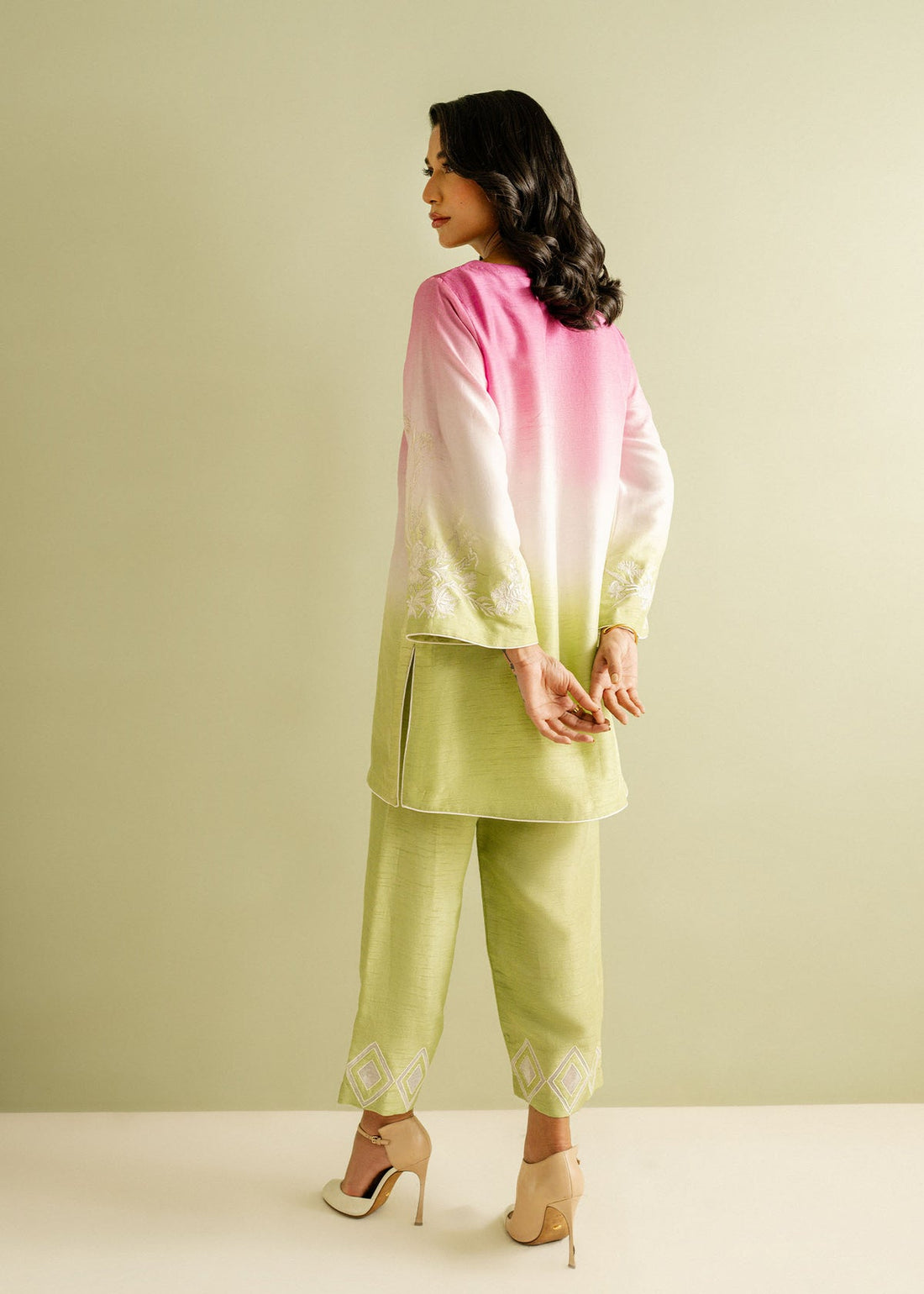 Mahgul | Ayanas Garden | Ombre Flower by Mahgul - Designer Dress - Type: Ladies Clothes - Available at Libayah - 100% Original