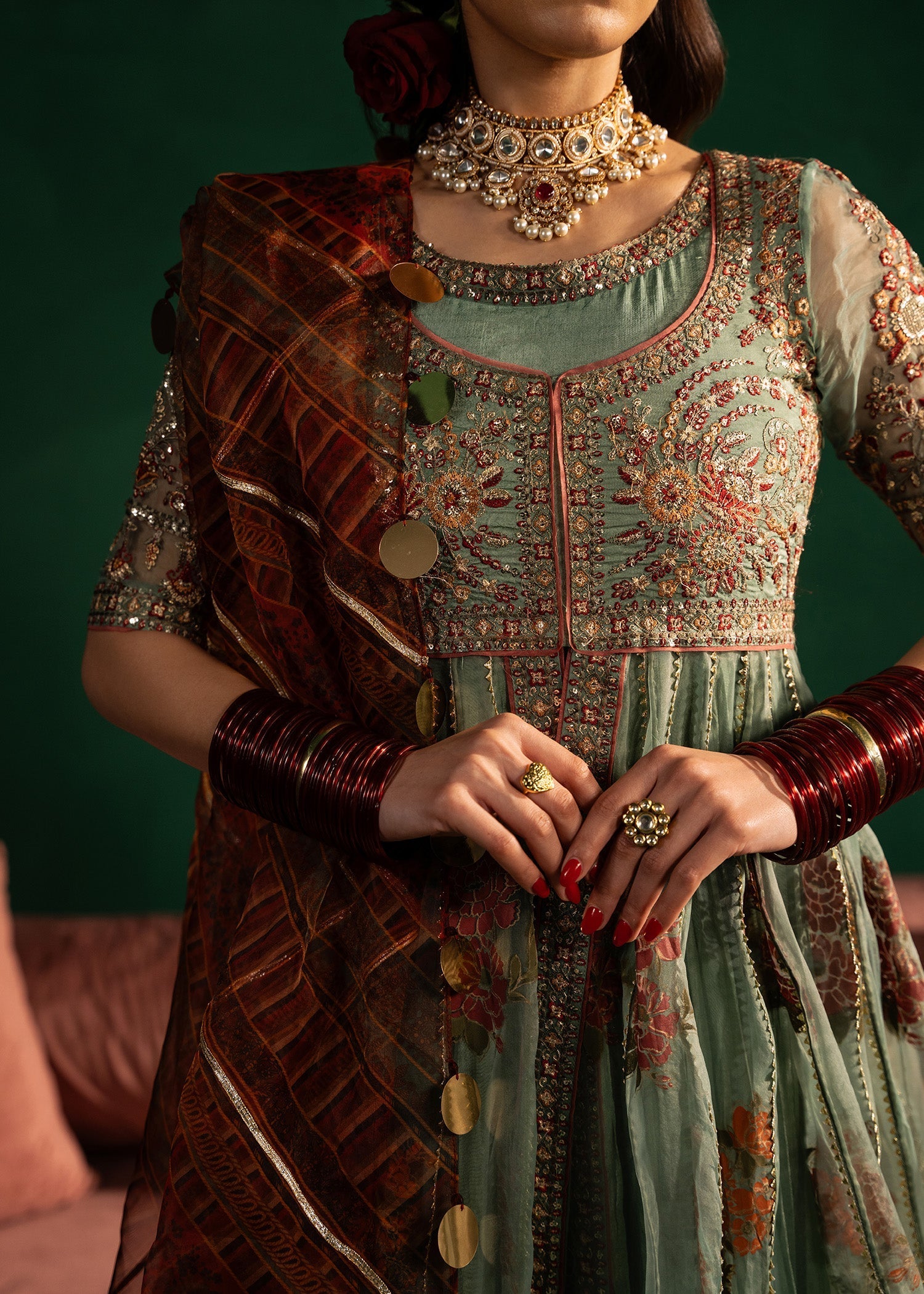 Maria Osama Khan | Jashan Pret | Sahar-e-Jashan by Maria Osama Khan - Designer Dress - Type: Ladies Clothes - Available at Libayah - 100% Original