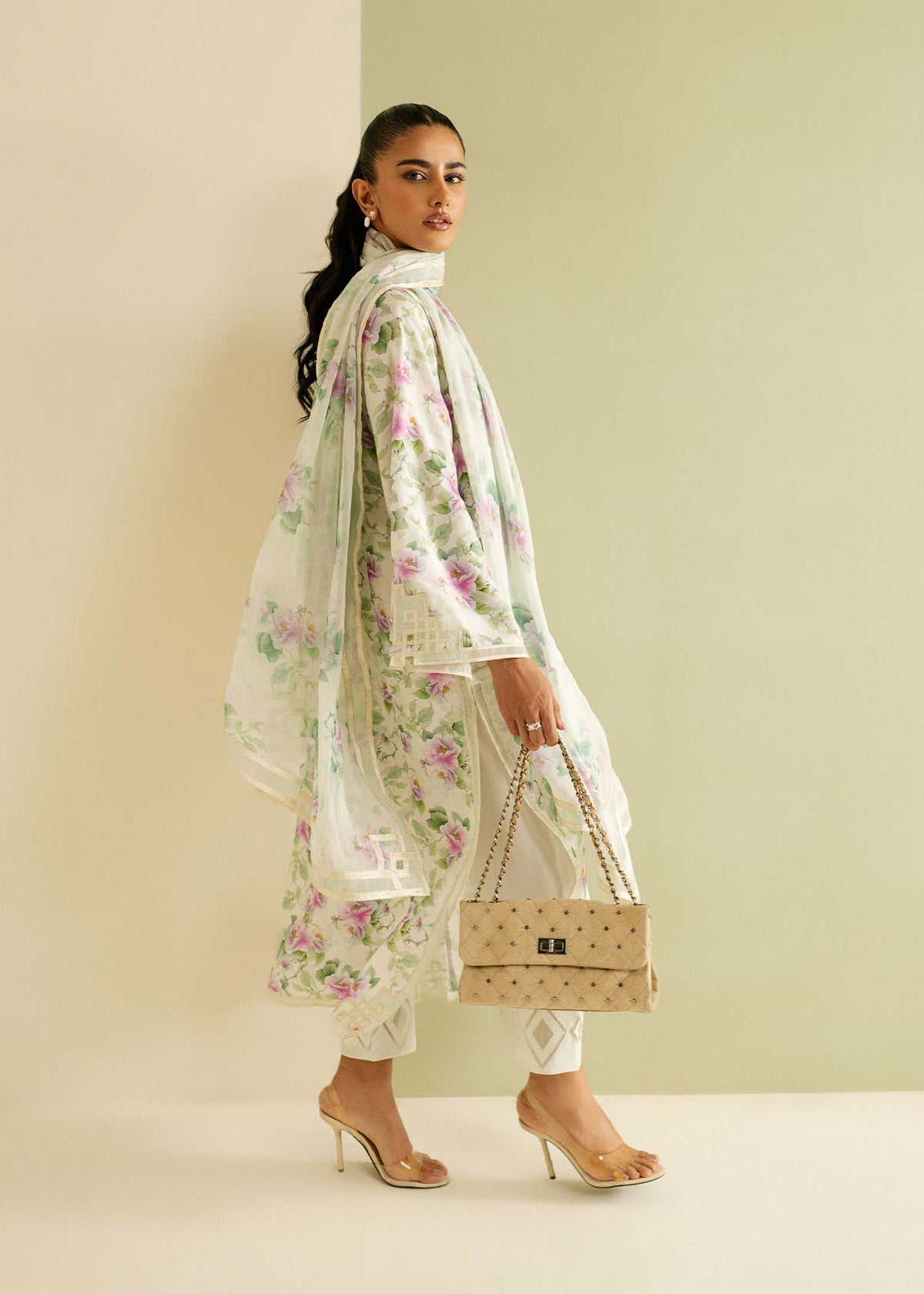 Mahgul | Ayanas Garden | Rose Reverie by Mahgul - Designer Dress - Type: Ladies Clothes - Available at Libayah - 100% Original