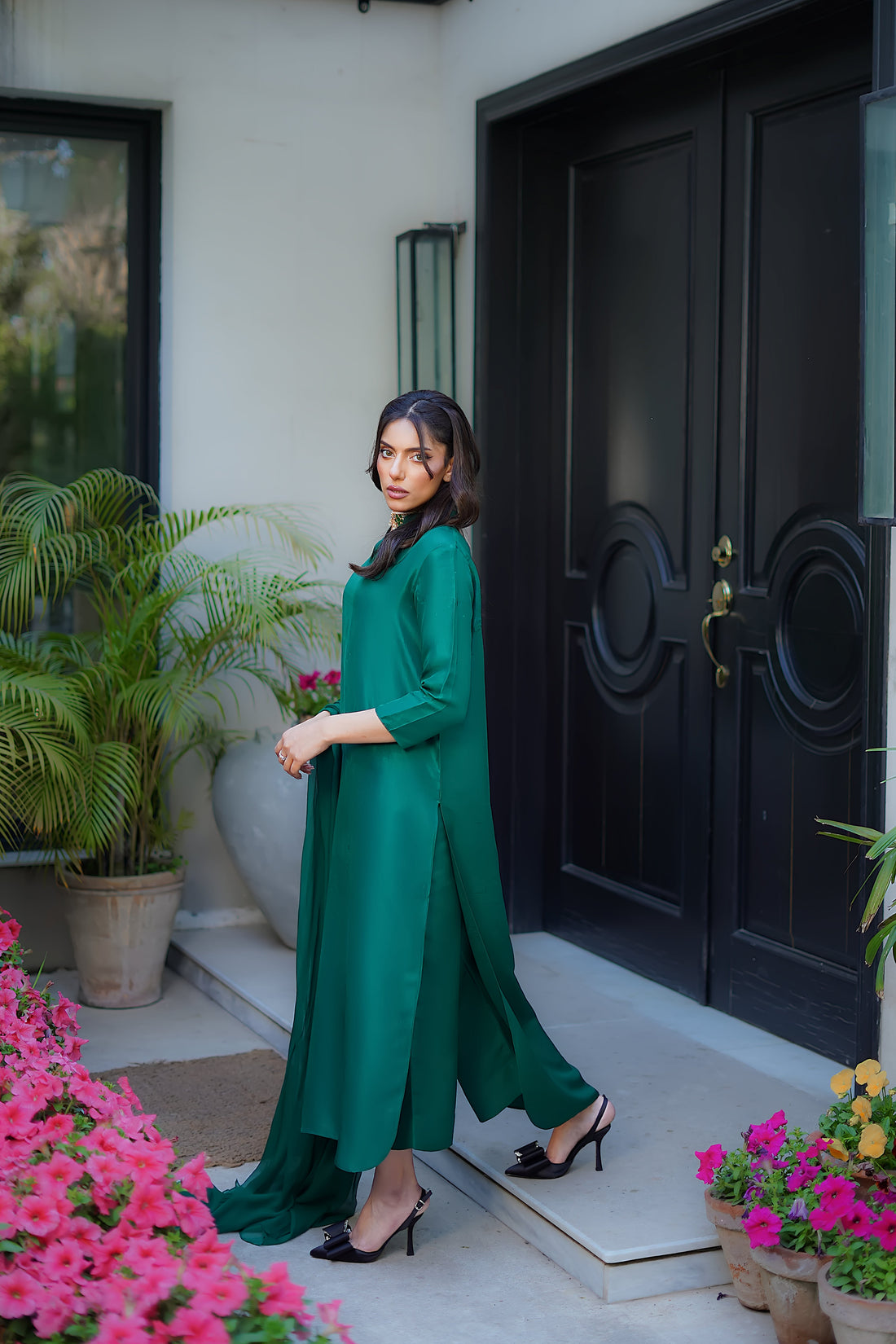 Erum Khan | Nue 25 | Ocean Jewel by Erum Khan - Designer Dress - Type: Ladies Clothes - Available at Libayah - 100% Original