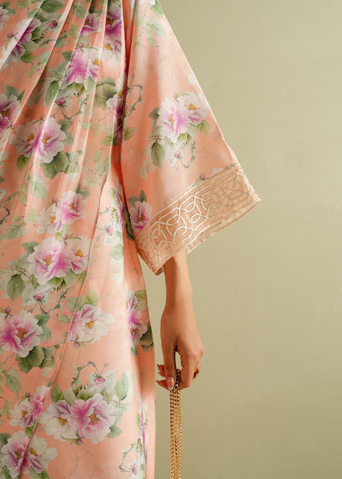 Mahgul | Ayanas Garden | Peach Dreams by Mahgul - Designer Dress - Type: Ladies Clothes - Available at Libayah - 100% Original