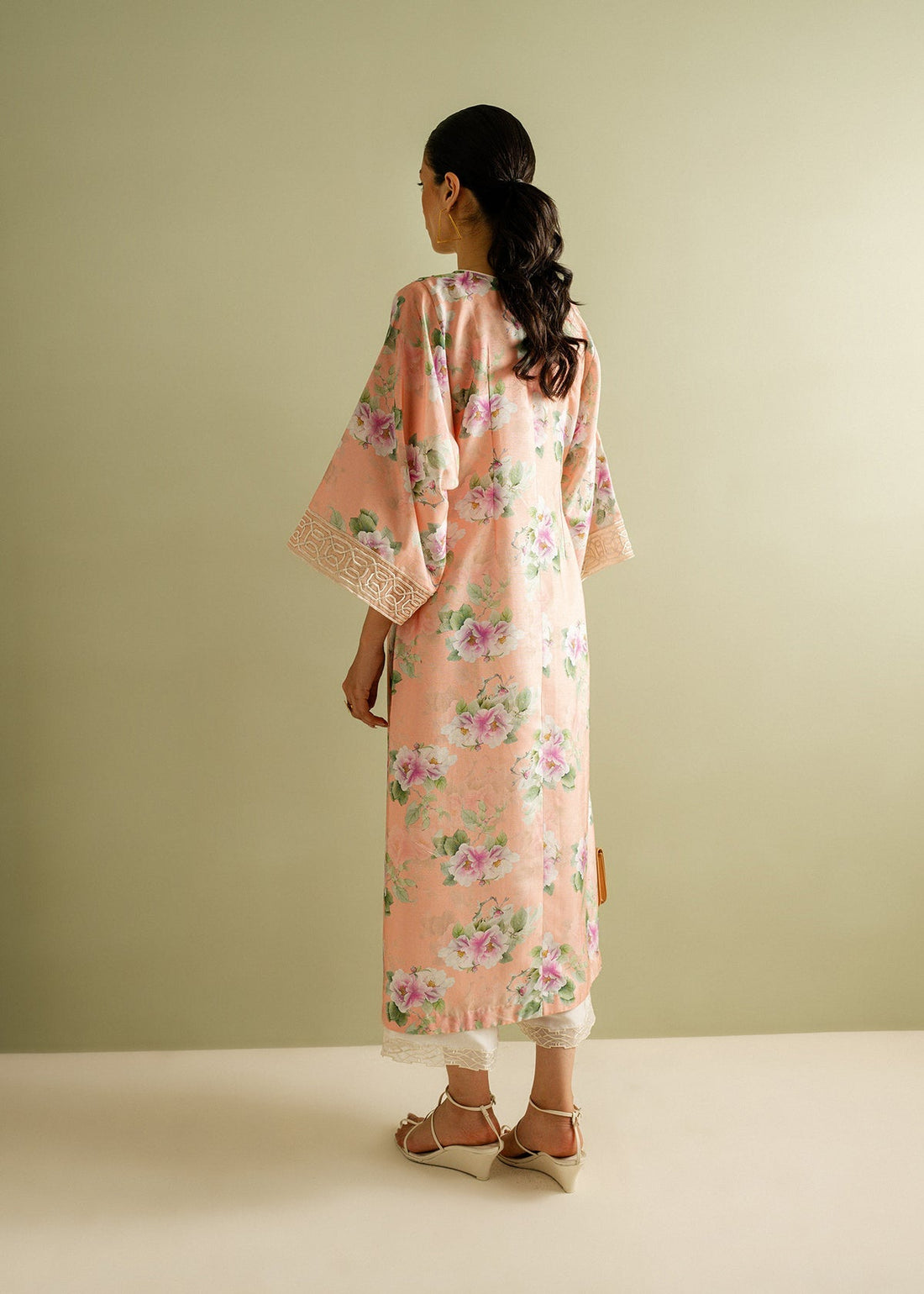Mahgul | Ayanas Garden | Peach Dreams by Mahgul - Designer Dress - Type: Ladies Clothes - Available at Libayah - 100% Original