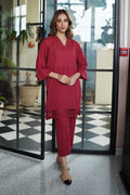 Sahar | Ready to Wear Basics | Carmine Couture by Sahar - Designer Dress - Type: Ladies Clothes - Available at Libayah - 100% Original