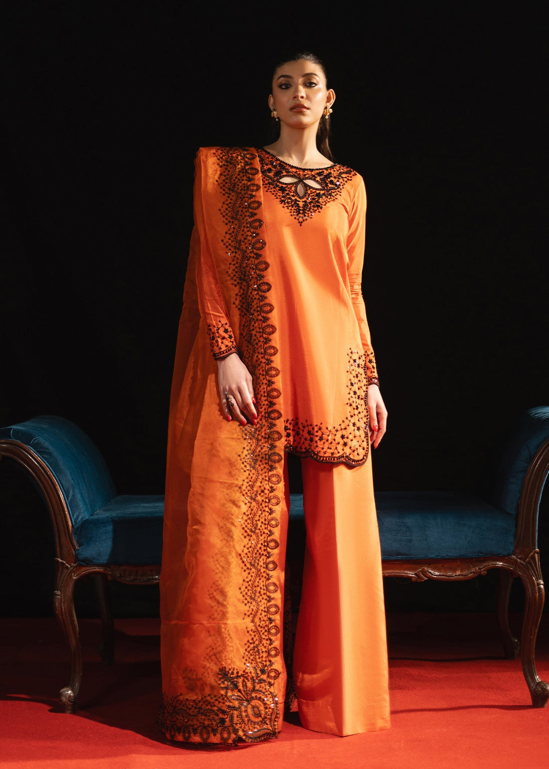 Maria Osama Khan | Jashan Pret | Aabroo-e-Jashan by Maria Osama Khan - Designer Dress - Type: Ladies Clothes - Available at Libayah - 100% Original