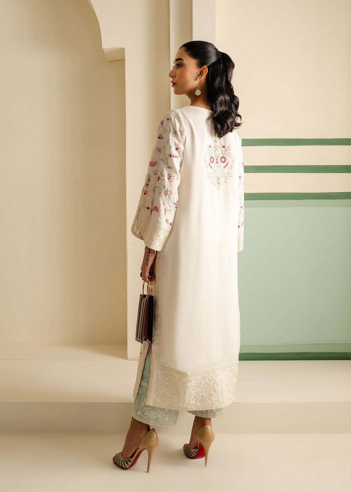 Mahgul | Nooreh Luxe | Garden Song by Mahgul - Designer Dress - Type: Ladies Clothes - Available at Libayah - 100% Original