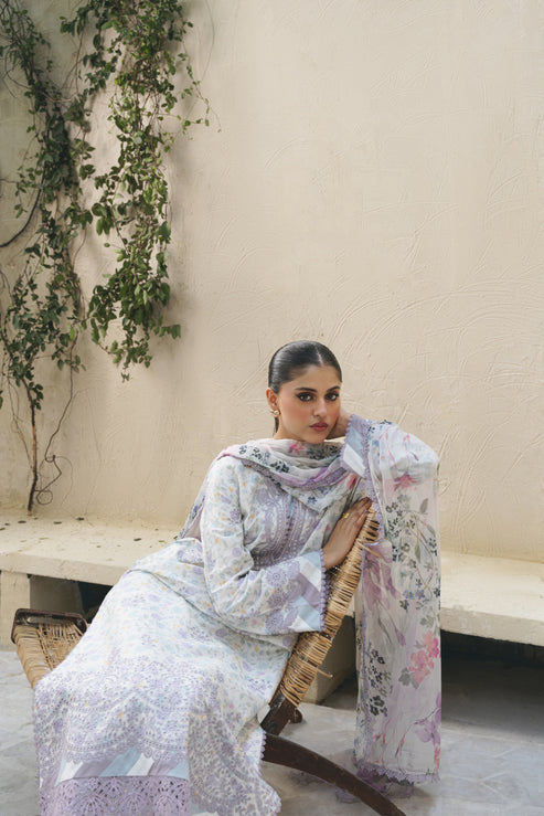 Aabyaan | Shezlin Chikankari 25 | LINA (AF-02) by Aabyaan - Designer Dress - Type: Ladies Clothes - Available at Libayah - 100% Original
