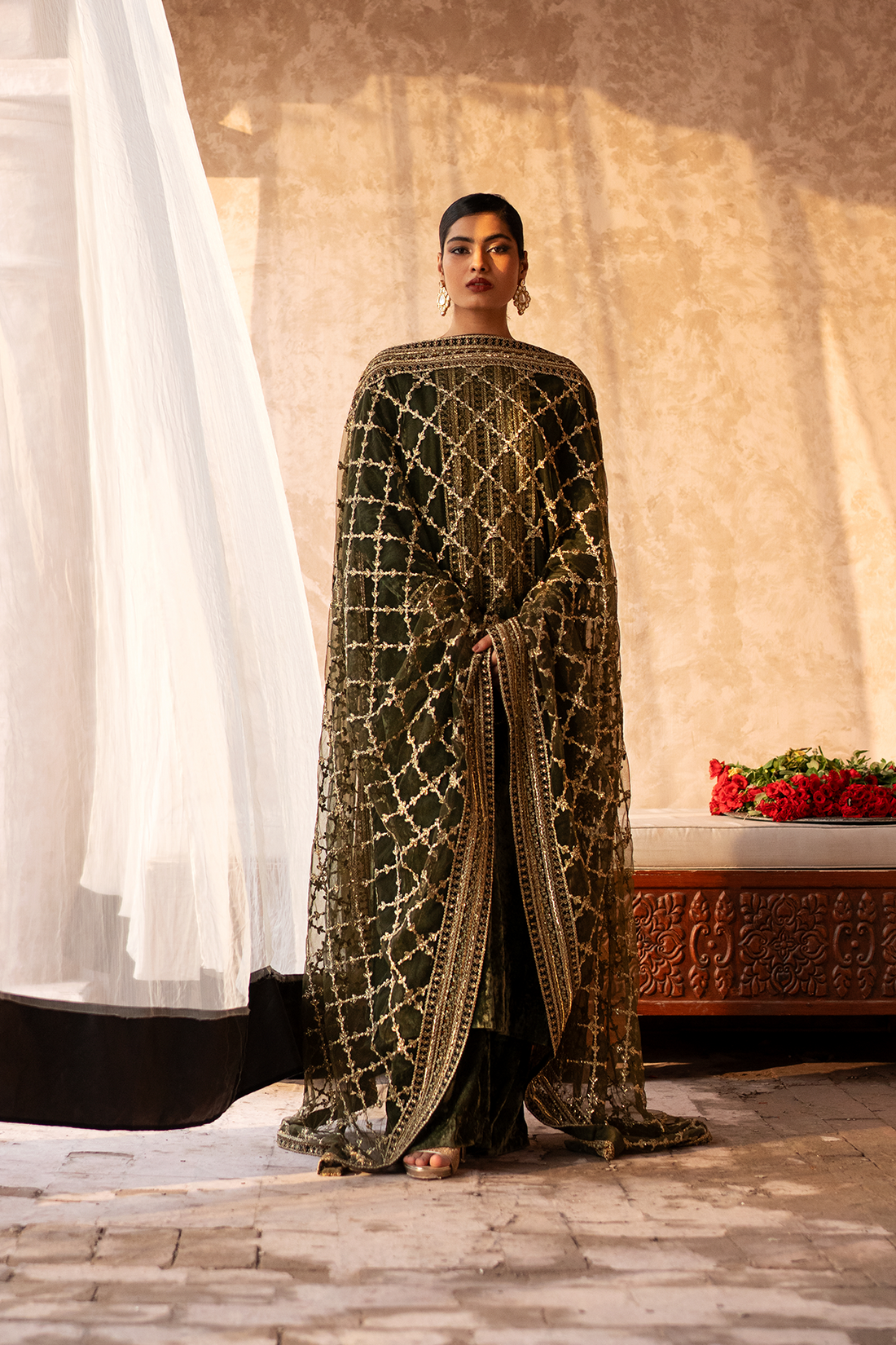 Erum Khan | Sakhiyan Formals | HENA by Erum Khan - Designer Dress - Type: Formal - Available at Libayah - 100% Original