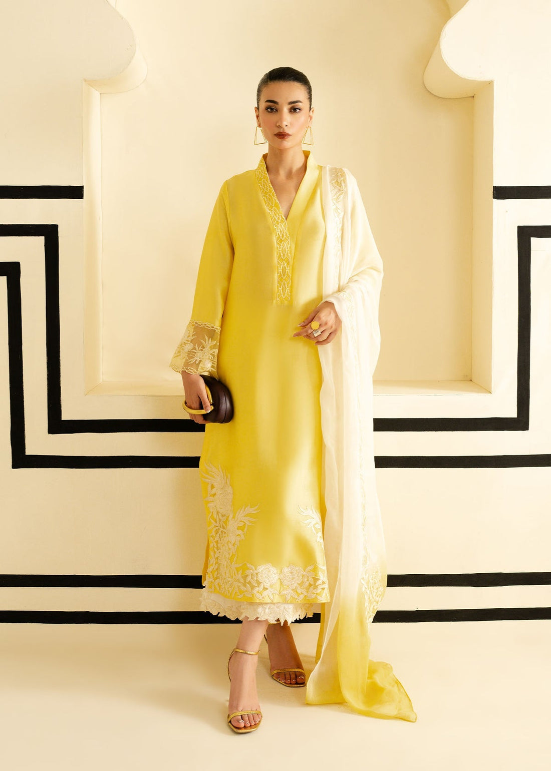 Mahgul | Nooreh Luxe | Sunlit Veil by Mahgul - Designer Dress - Type: Ladies Clothes - Available at Libayah - 100% Original