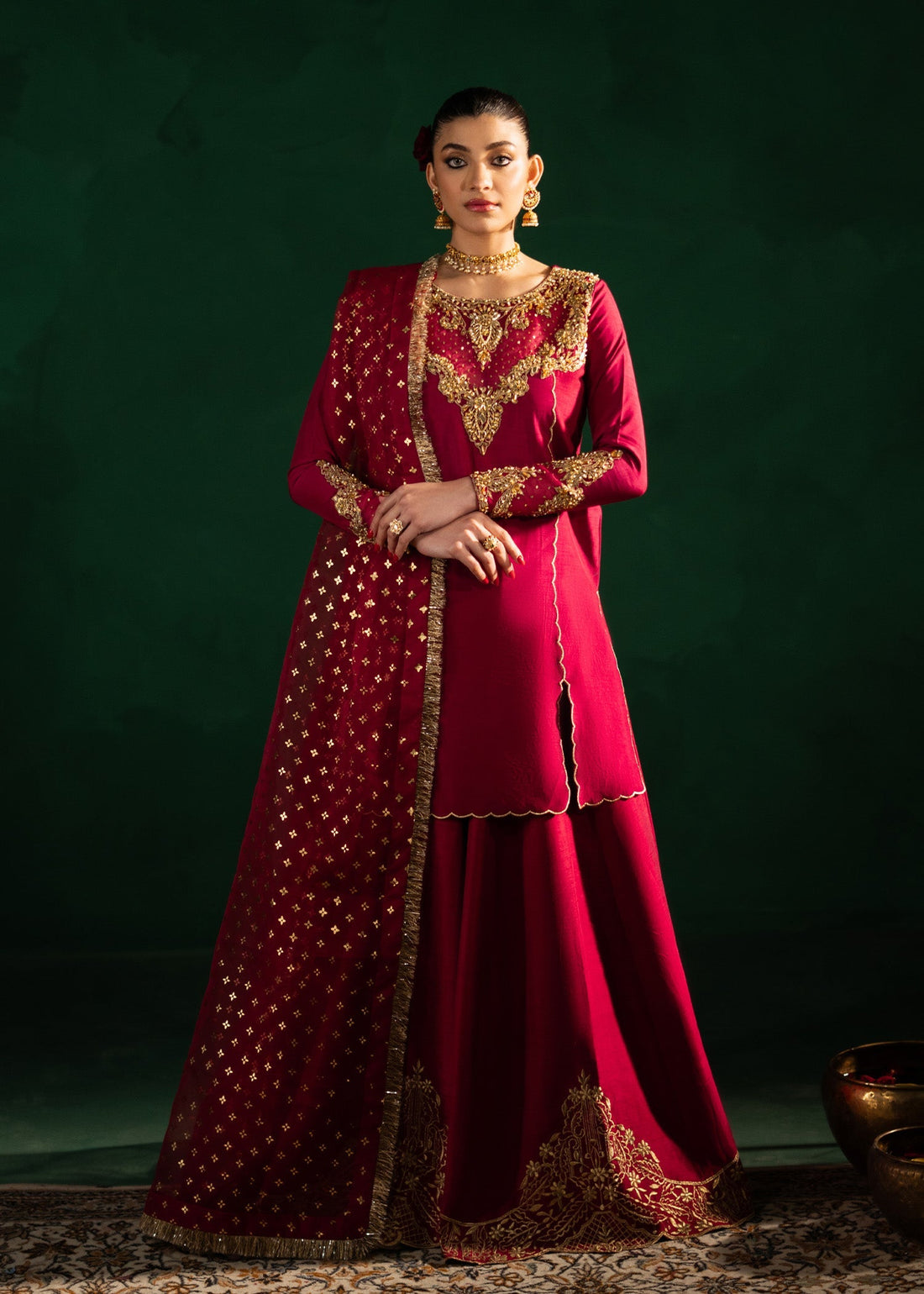 Maria Osama Khan | Jashan Pret | Naqsh-e-Jashan by Maria Osama Khan - Designer Dress - Type: Ladies Clothes - Available at Libayah - 100% Original
