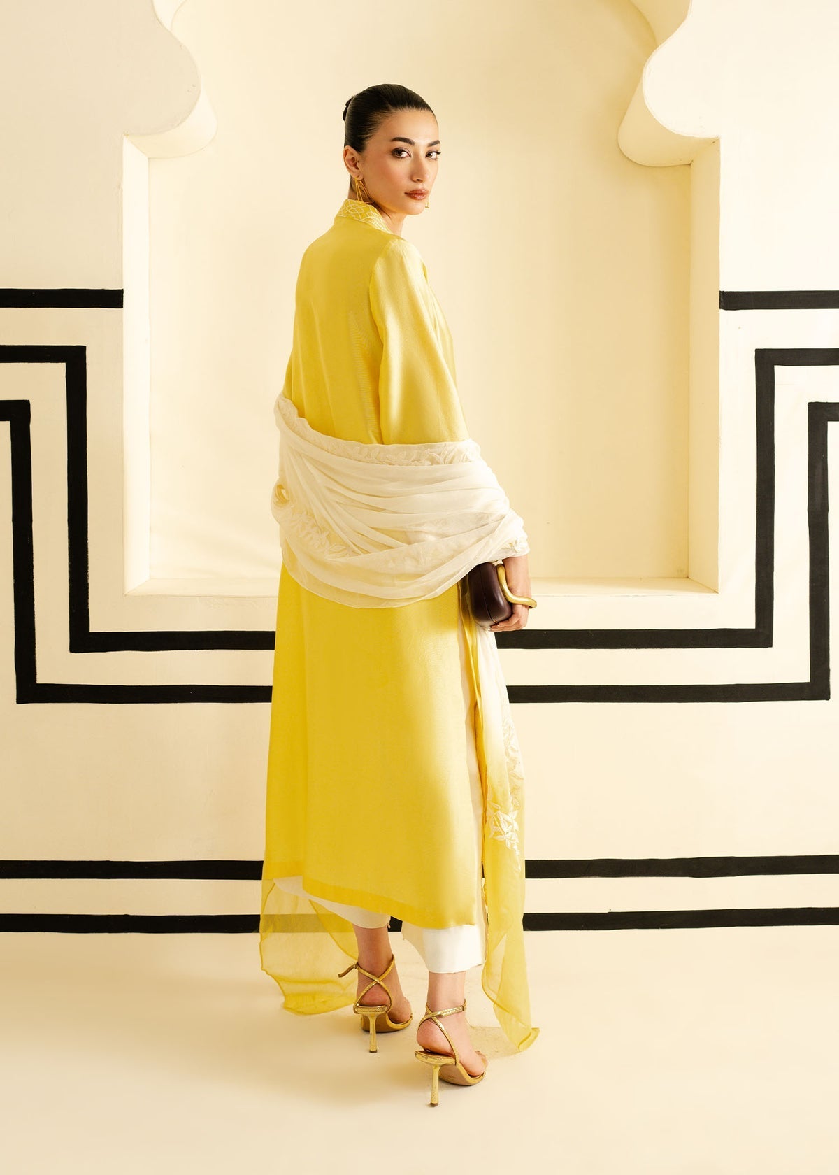 Mahgul | Nooreh Luxe | Sunlit Veil by Mahgul - Designer Dress - Type: Ladies Clothes - Available at Libayah - 100% Original