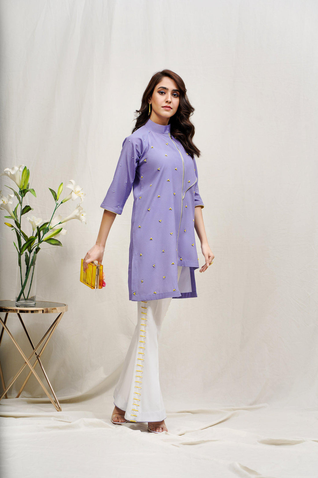 Hana | Rococo Ready to Wear | Lavender(ROCOB-05) by Hana - Designer Dress - Type: Ladies Clothes - Available at Libayah - 100% Original