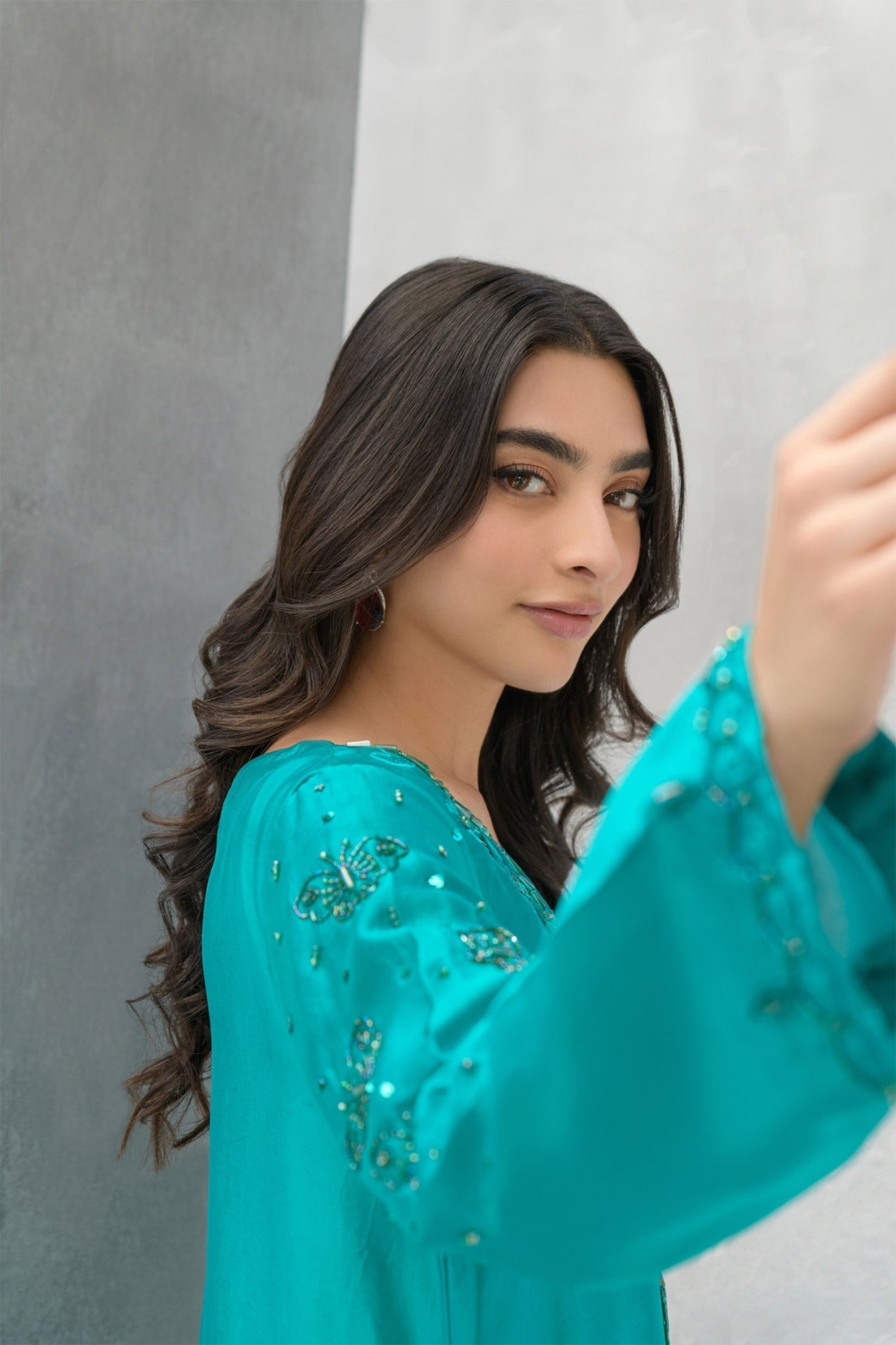 Flairs Studio | Luxury Pret | Aquamarine by Flairs Studio - Designer Dress - Type: Luxury - Available at Libayah - 100% Original