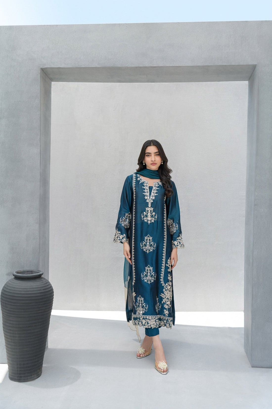 Flairs Studio | Luxury Pret | Peacock by Flairs Studio - Designer Dress - Type: Luxury - Available at Libayah - 100% Original