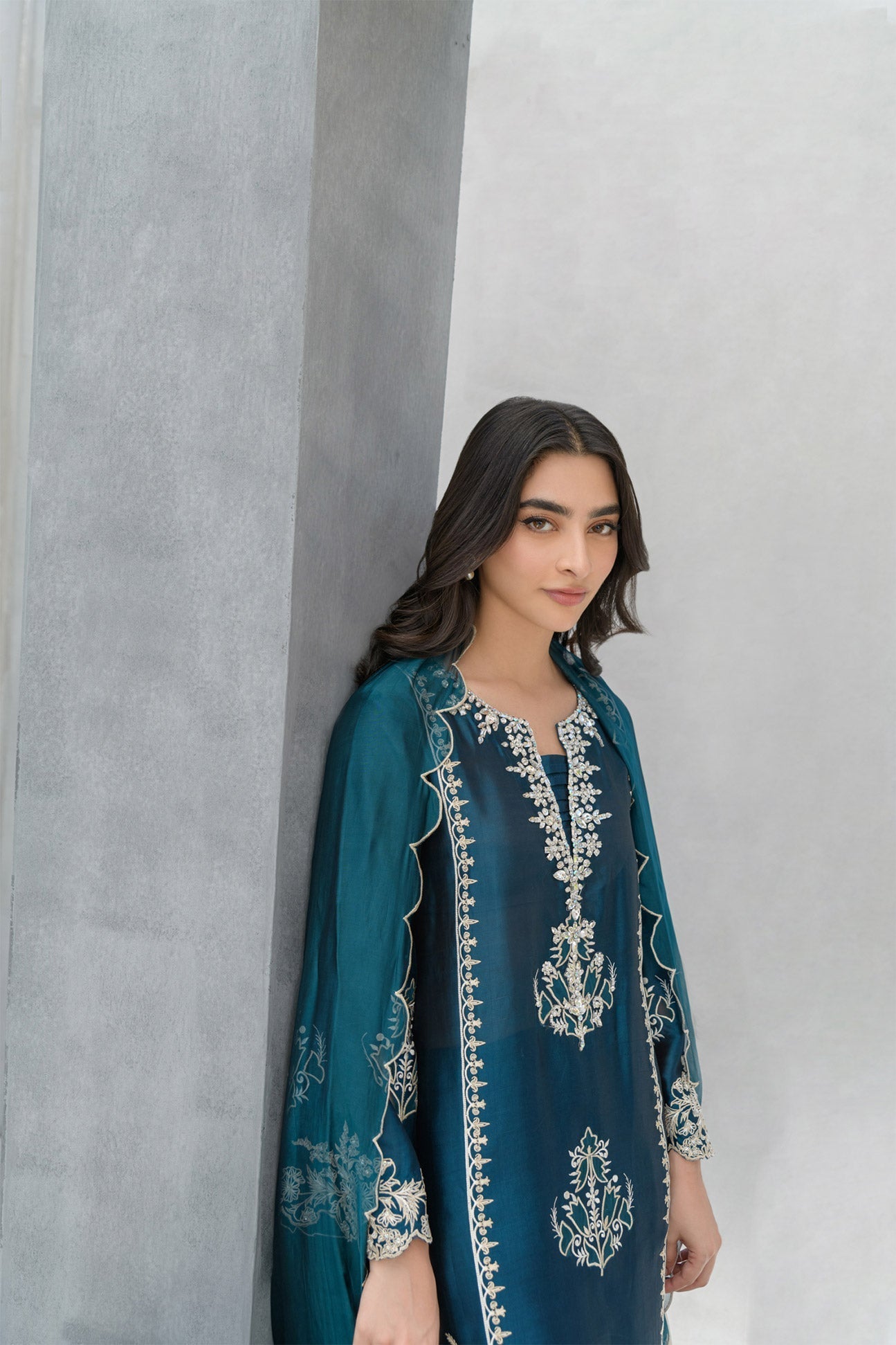 Flairs Studio | Luxury Pret | Peacock by Flairs Studio - Designer Dress - Type: Luxury - Available at Libayah - 100% Original